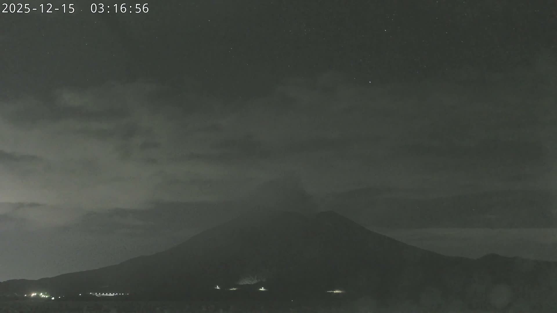 Tarumizu, Kaigata Fishing Port & Sakurajima Living Volcano View ( 垂水・貝潟漁港＆桜島リビングボルケーノビュー )  Live Cam - Kaigata, Tarumizu, Kagoshima Prefecture, Kyushu, Japan