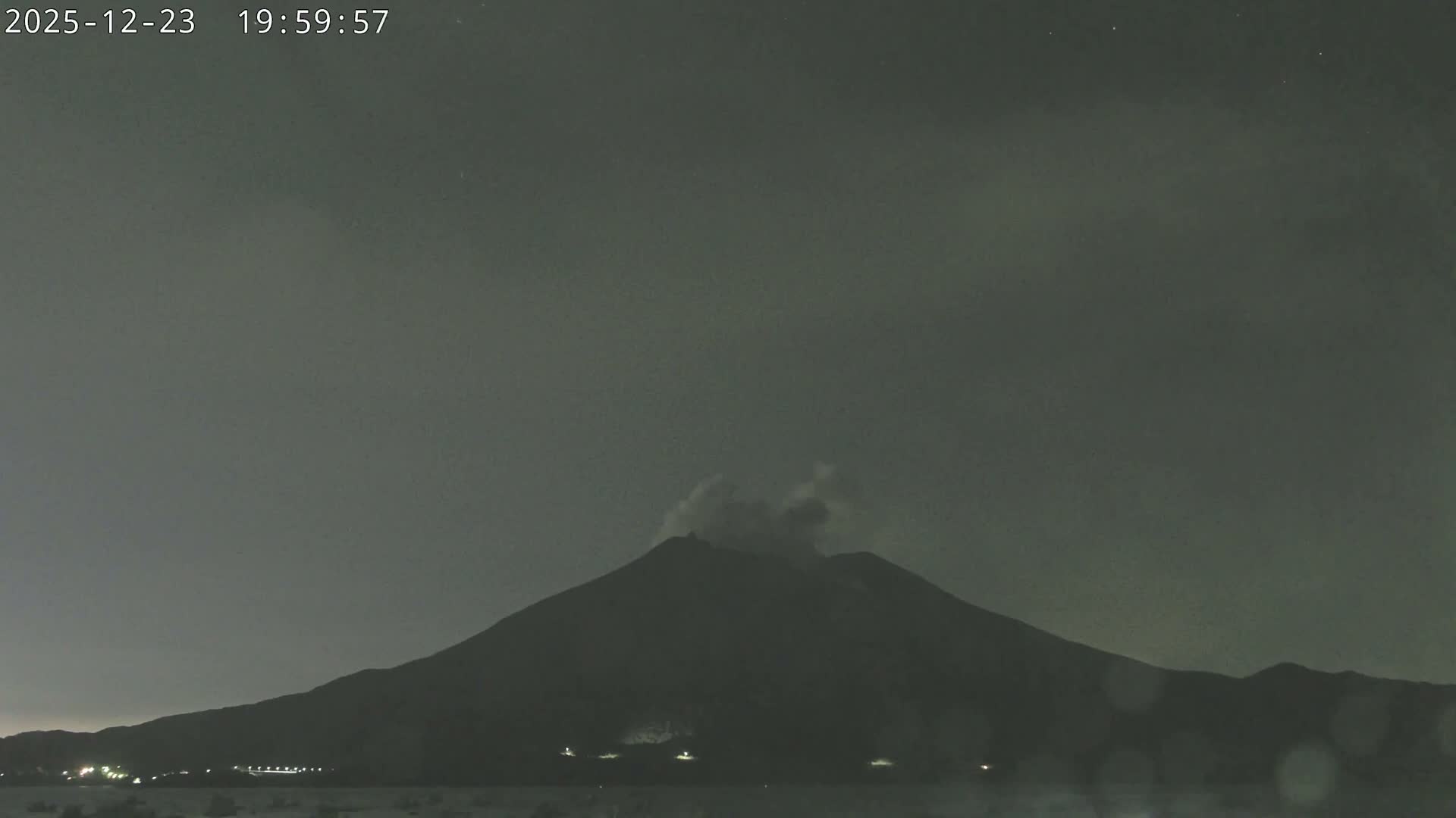 Tarumizu, Kaigata Fishing Port & Sakurajima Living Volcano View ( 垂水・貝潟漁港＆桜島リビングボルケーノビュー )  Live Cam - Kaigata, Tarumizu, Kagoshima Prefecture, Kyushu, Japan