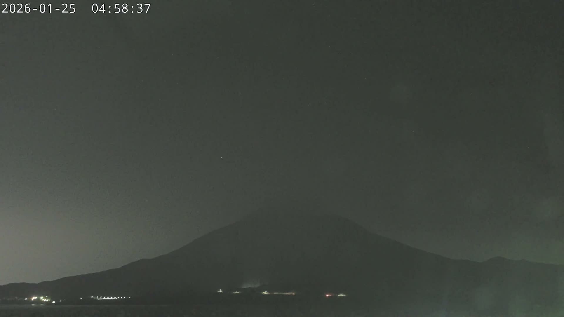 Tarumizu, Kaigata Fishing Port & Sakurajima Living Volcano View ( 垂水・貝潟漁港＆桜島リビングボルケーノビュー )  Live Cam - Kaigata, Tarumizu, Kagoshima Prefecture, Kyushu, Japan
