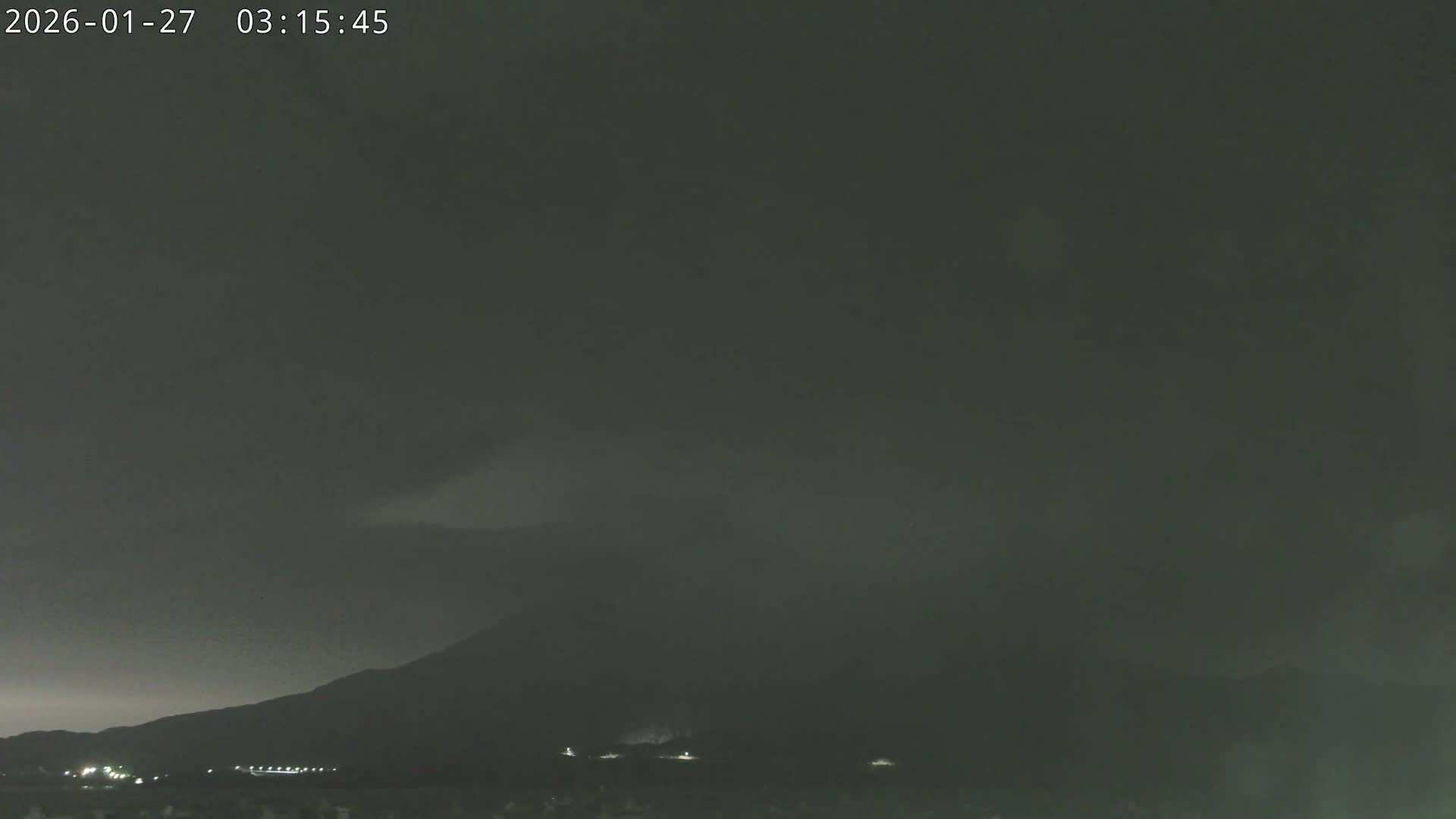 Tarumizu, Kaigata Fishing Port & Sakurajima Living Volcano View ( 垂水・貝潟漁港＆桜島リビングボルケーノビュー )  Live Cam - Kaigata, Tarumizu, Kagoshima Prefecture, Kyushu, Japan