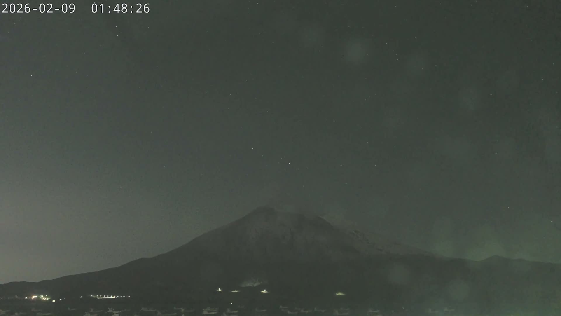 Tarumizu, Kaigata Fishing Port & Sakurajima Living Volcano View ( 垂水・貝潟漁港＆桜島リビングボルケーノビュー )  Live Cam - Kaigata, Tarumizu, Kagoshima Prefecture, Kyushu, Japan
