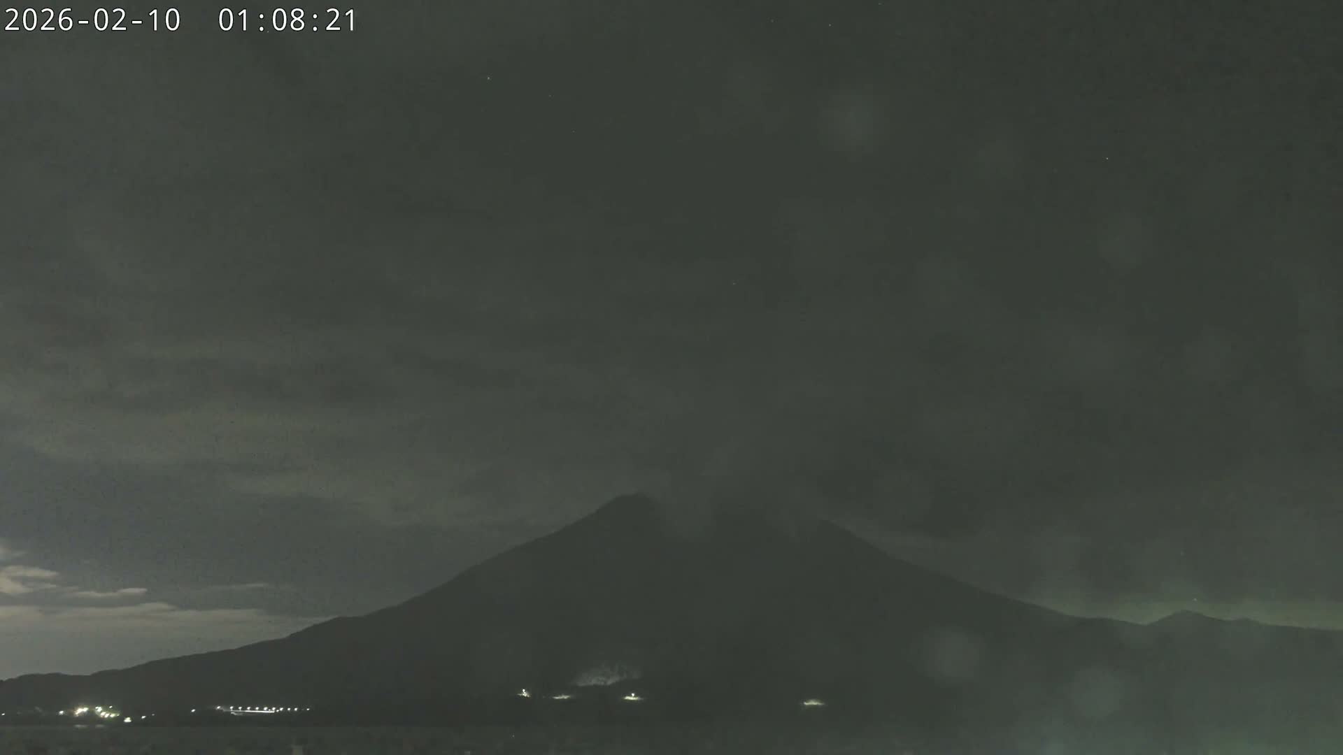 Tarumizu, Kaigata Fishing Port & Sakurajima Living Volcano View ( 垂水・貝潟漁港＆桜島リビングボルケーノビュー )  Live Cam - Kaigata, Tarumizu, Kagoshima Prefecture, Kyushu, Japan