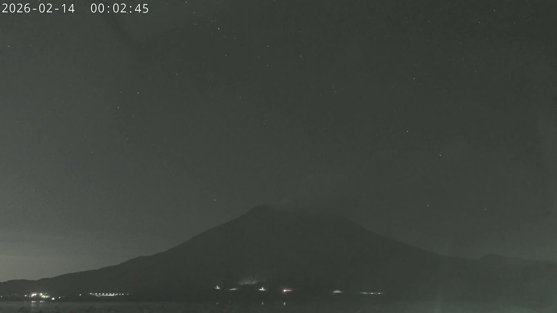 Tarumizu, Kaigata Fishing Port & Sakurajima Living Volcano View ( 垂水・貝潟漁港＆桜島リビングボルケーノビュー )  Live Cam - Kaigata, Tarumizu, Kagoshima Prefecture, Kyushu, Japan