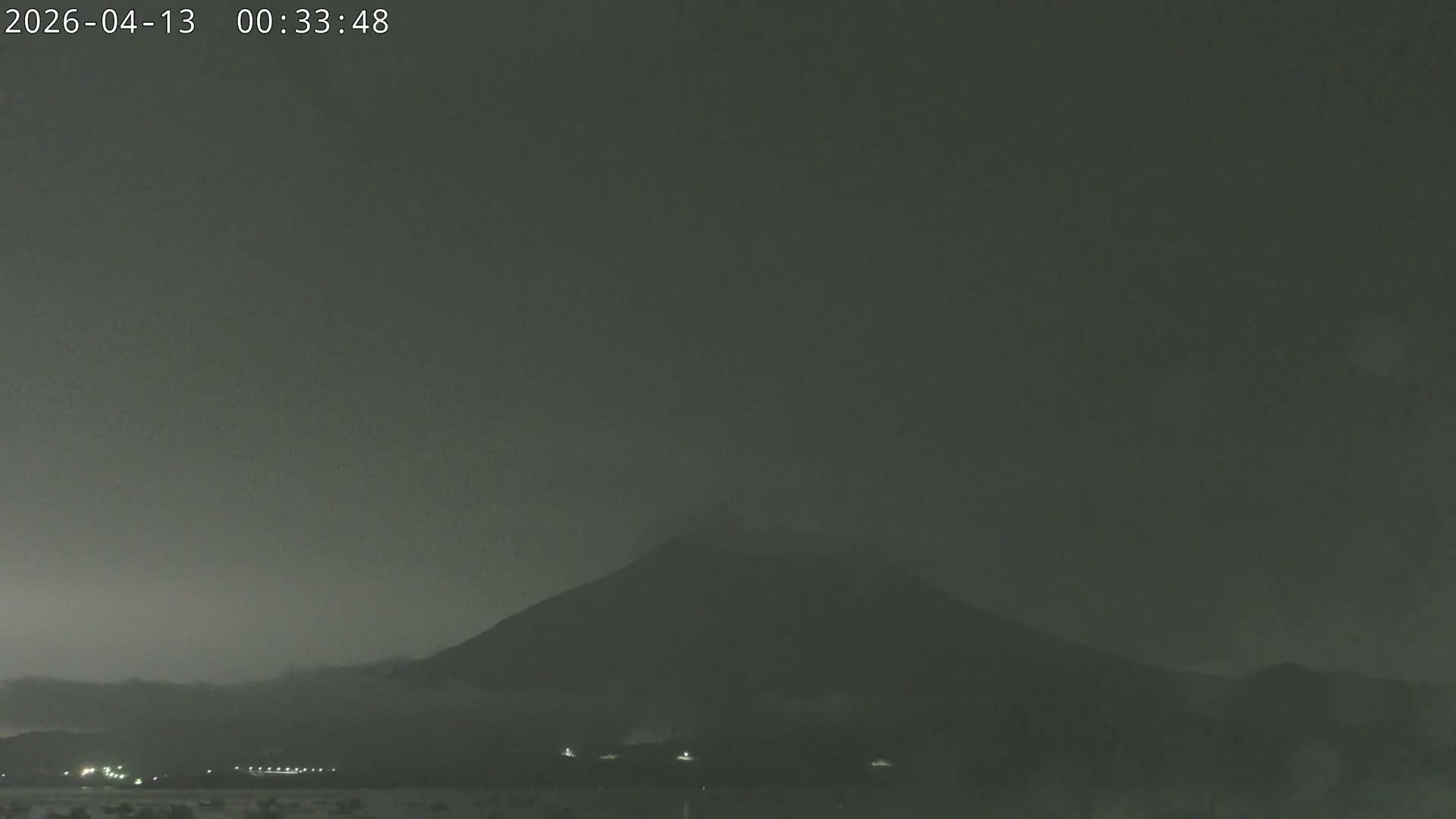 Tarumizu, Kaigata Fishing Port & Sakurajima Living Volcano View ( 垂水・貝潟漁港＆桜島リビングボルケーノビュー )  Live Cam - Kaigata, Tarumizu, Kagoshima Prefecture, Kyushu, Japan