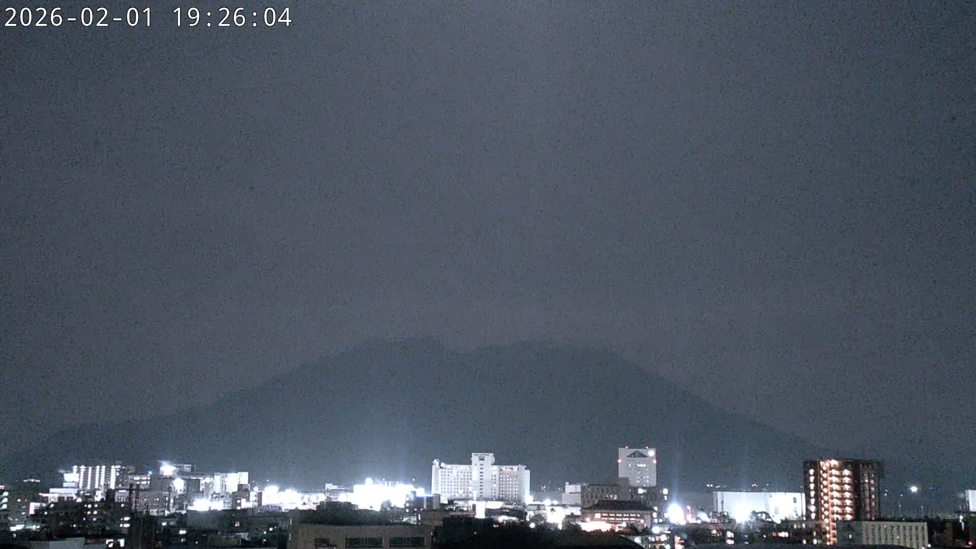 Kagoshima City Skyline & Sakurajima Living Volcano View ( 鹿児島市街のスカイラインと桜島の活火山 ) Live Cam - Kamoikeshinmachi, Kagoshima, Kagoshima Prefecture, Kyushu, Japan