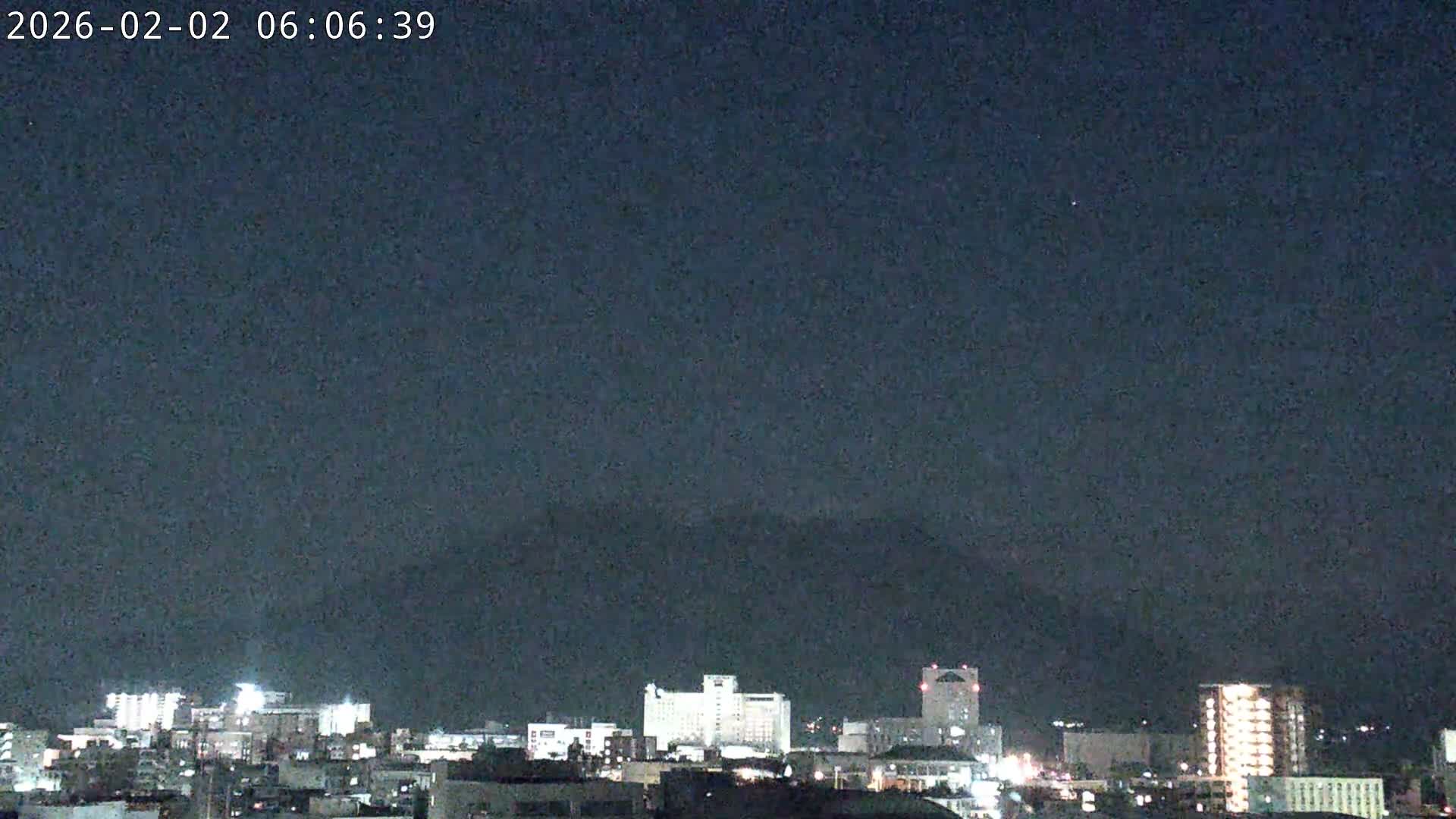 Kagoshima City Skyline & Sakurajima Living Volcano View ( 鹿児島市街のスカイラインと桜島の活火山 ) Live Cam - Kamoikeshinmachi, Kagoshima, Kagoshima Prefecture, Kyushu, Japan