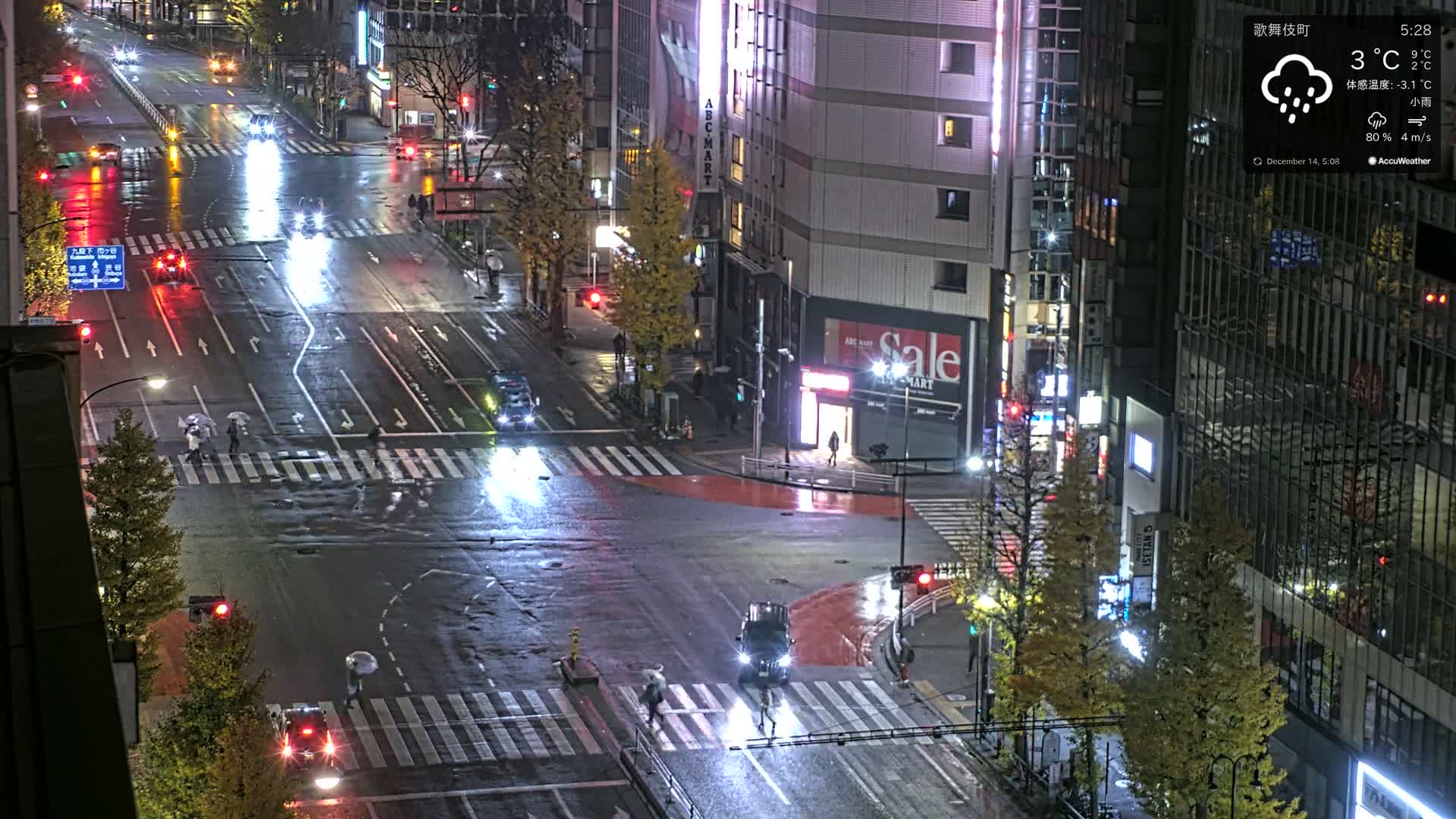 Tokyo, Shinjuku Kabukicho Meiji-dori / Yasukuni-dori Avenue Junction ( 東京 新宿 歌舞伎町 明治通り・靖国通り交差点 ) Live Cam - 1 Chome, Kabukichō, Shinjuku-ku, Tokyo, Kantō, Honshu, Japan