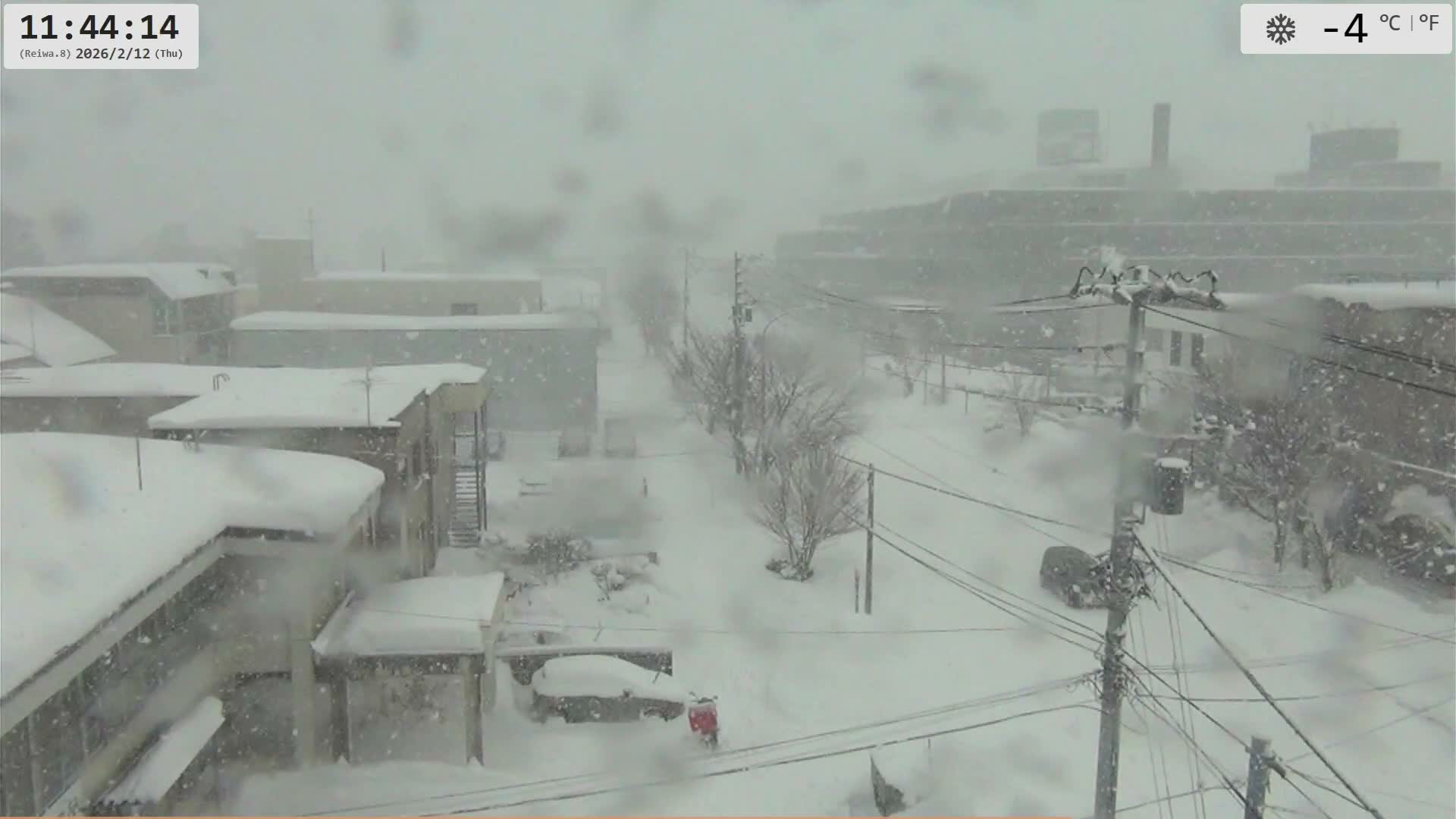 Hokkaido, Asahikawa City  ( 北海道、旭川市のスカイライン ) Live Cam - 13 Chome, 7 Jōdōri, Asahikawa, Kamikawa, Hokkaido, Japan