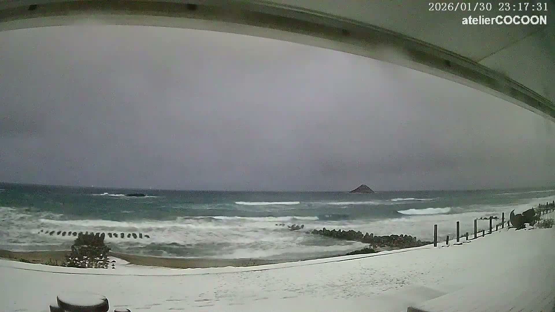 Tottori, Fushino Coast & Sea of Japan View ( 鳥取県伏野海岸と日本海の景色 ) Live Cam - Fushino, Tottori -Shi, Tottori, Chūgoku, Honshu, Japan