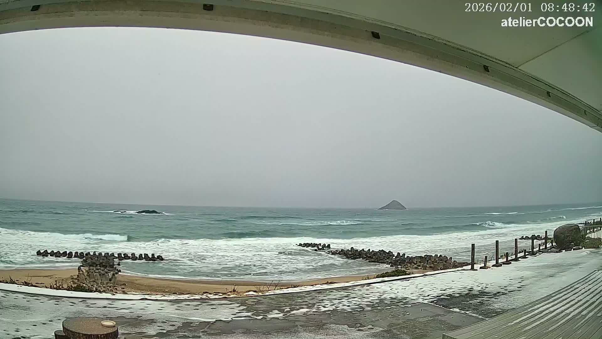Tottori, Fushino Coast & Sea of Japan View ( 鳥取県伏野海岸と日本海の景色 ) Live Cam - Fushino, Tottori -Shi, Tottori, Chūgoku, Honshu, Japan