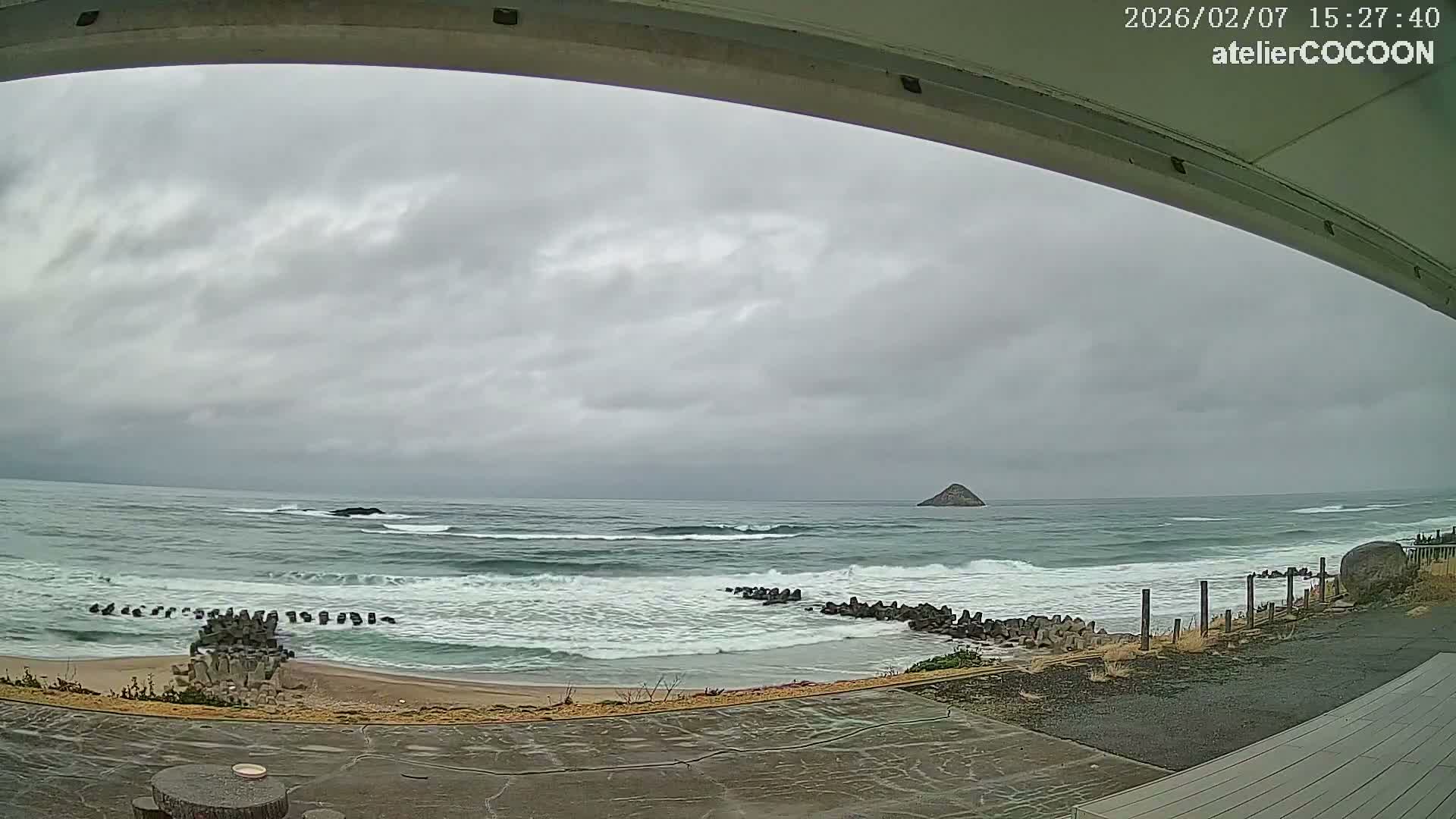 Tottori, Fushino Coast & Sea of Japan View ( 鳥取県伏野海岸と日本海の景色 ) Live Cam - Fushino, Tottori -Shi, Tottori, Chūgoku, Honshu, Japan