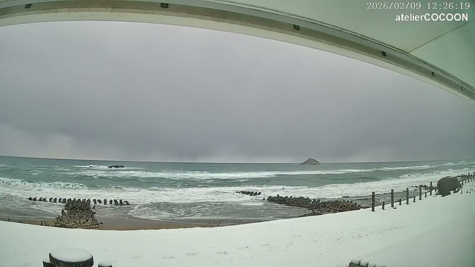 Tottori, Fushino Coast & Sea of Japan View ( 鳥取県伏野海岸と日本海の景色 ) Live Cam - Fushino, Tottori -Shi, Tottori, Chūgoku, Honshu, Japan