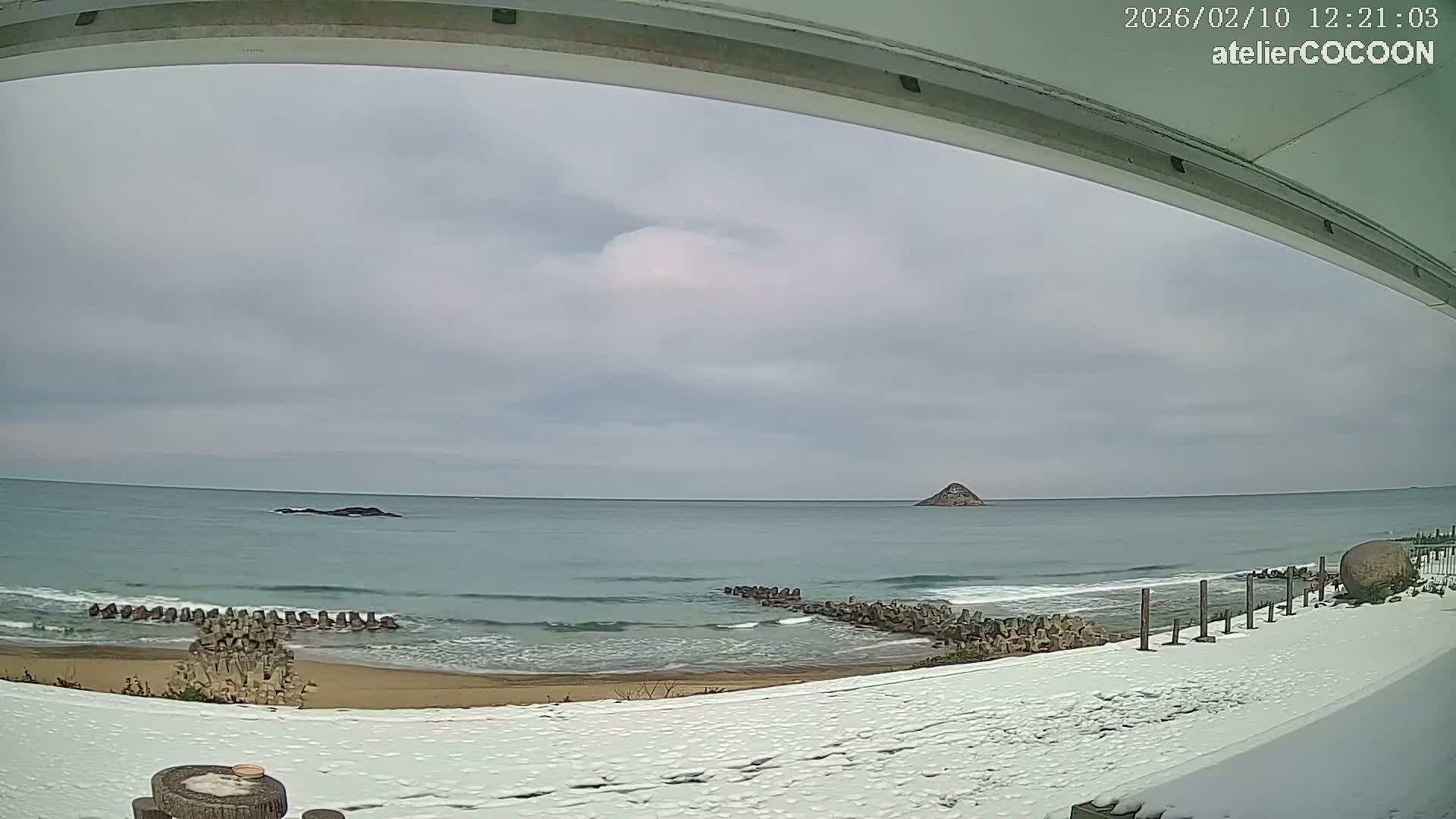 Tottori, Fushino Coast & Sea of Japan View ( 鳥取県伏野海岸と日本海の景色 ) Live Cam - Fushino, Tottori -Shi, Tottori, Chūgoku, Honshu, Japan