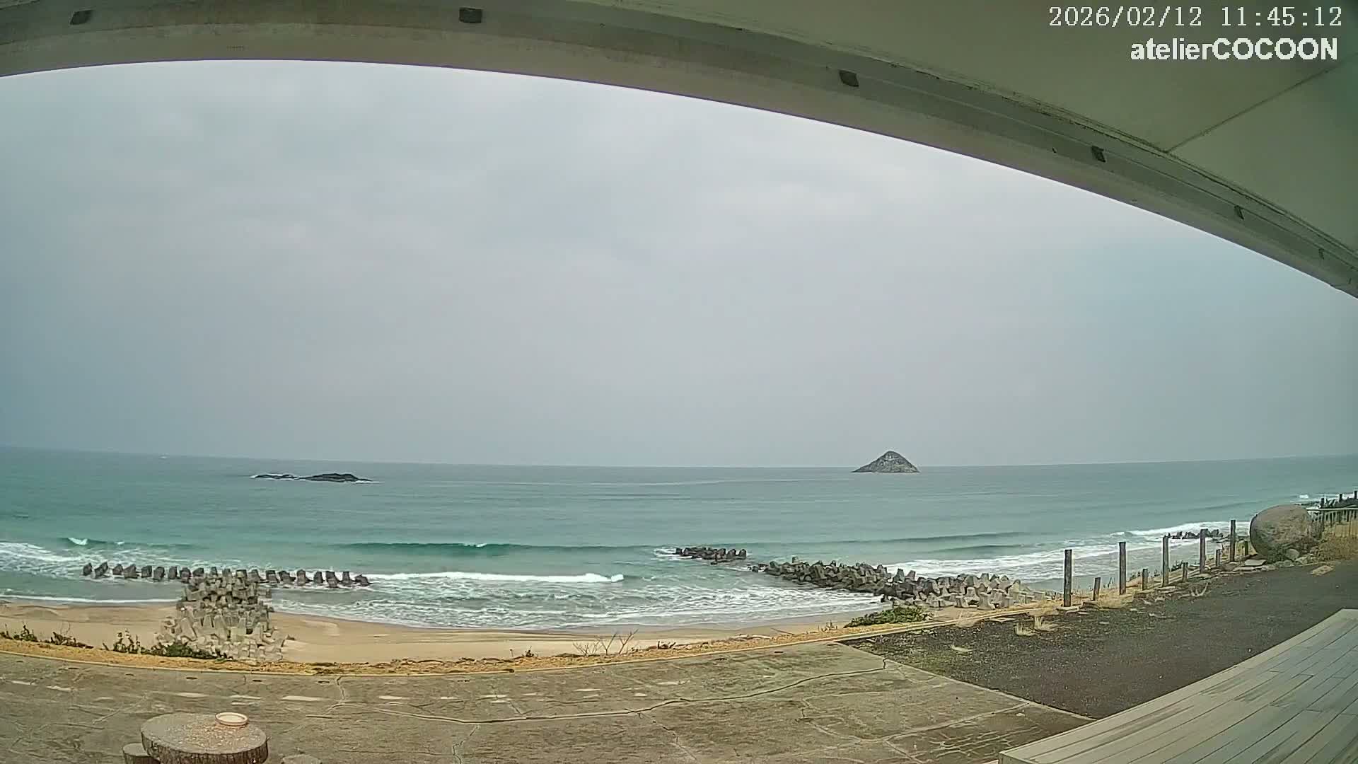 Tottori, Fushino Coast & Sea of Japan View ( 鳥取県伏野海岸と日本海の景色 ) Live Cam - Fushino, Tottori -Shi, Tottori, Chūgoku, Honshu, Japan