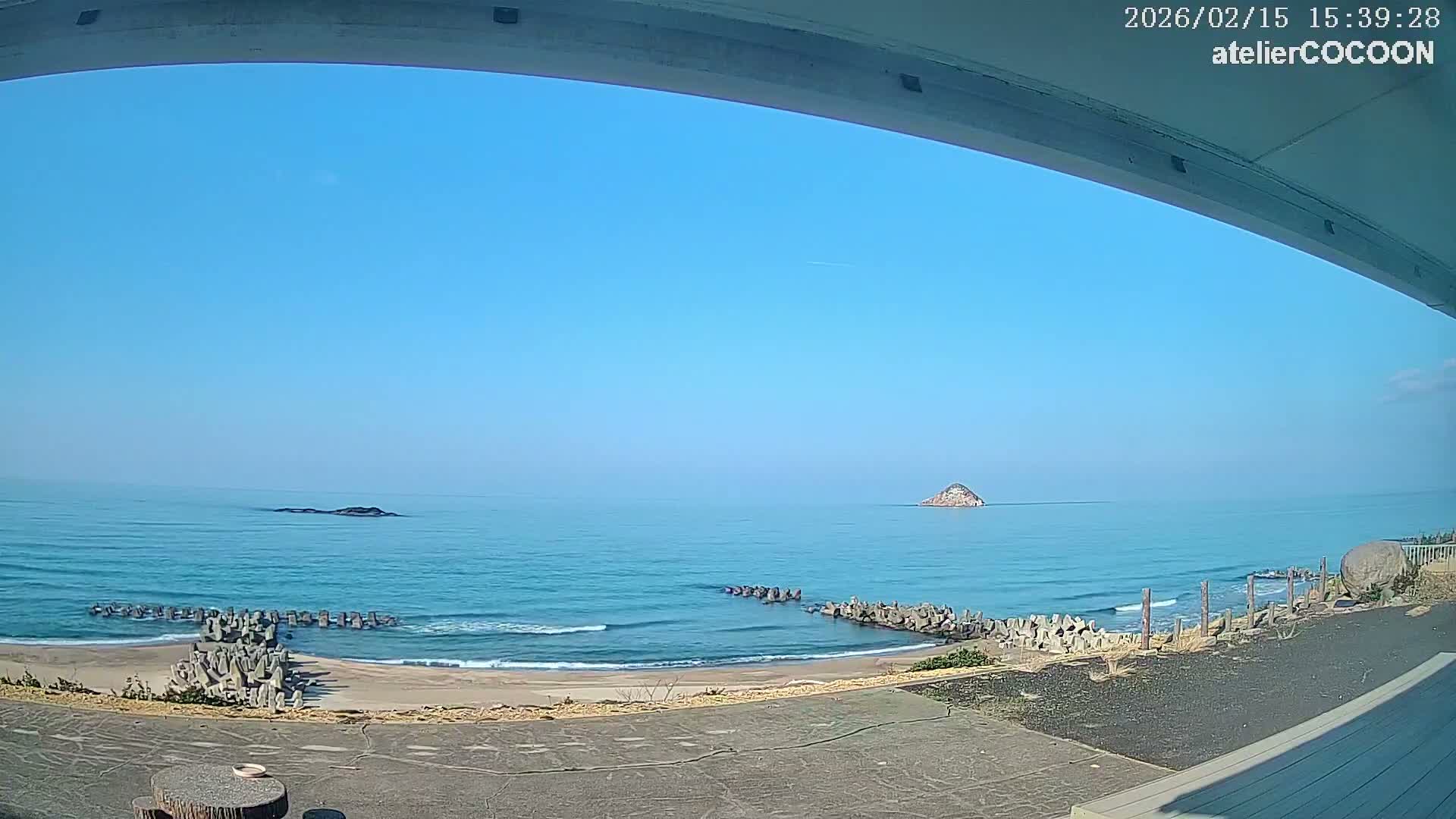 Tottori, Fushino Coast & Sea of Japan View ( 鳥取県伏野海岸と日本海の景色 ) Live Cam - Fushino, Tottori -Shi, Tottori, Chūgoku, Honshu, Japan