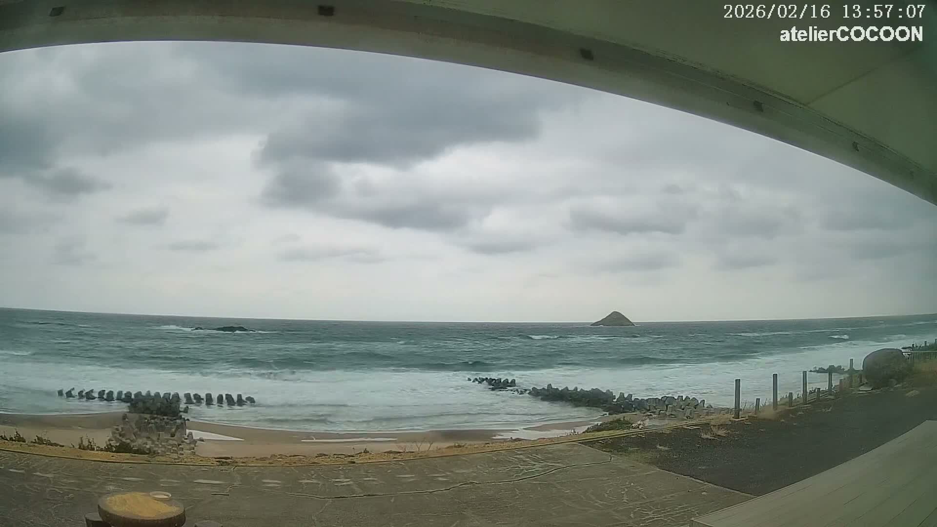 Tottori, Fushino Coast & Sea of Japan View ( 鳥取県伏野海岸と日本海の景色 ) Live Cam - Fushino, Tottori -Shi, Tottori, Chūgoku, Honshu, Japan