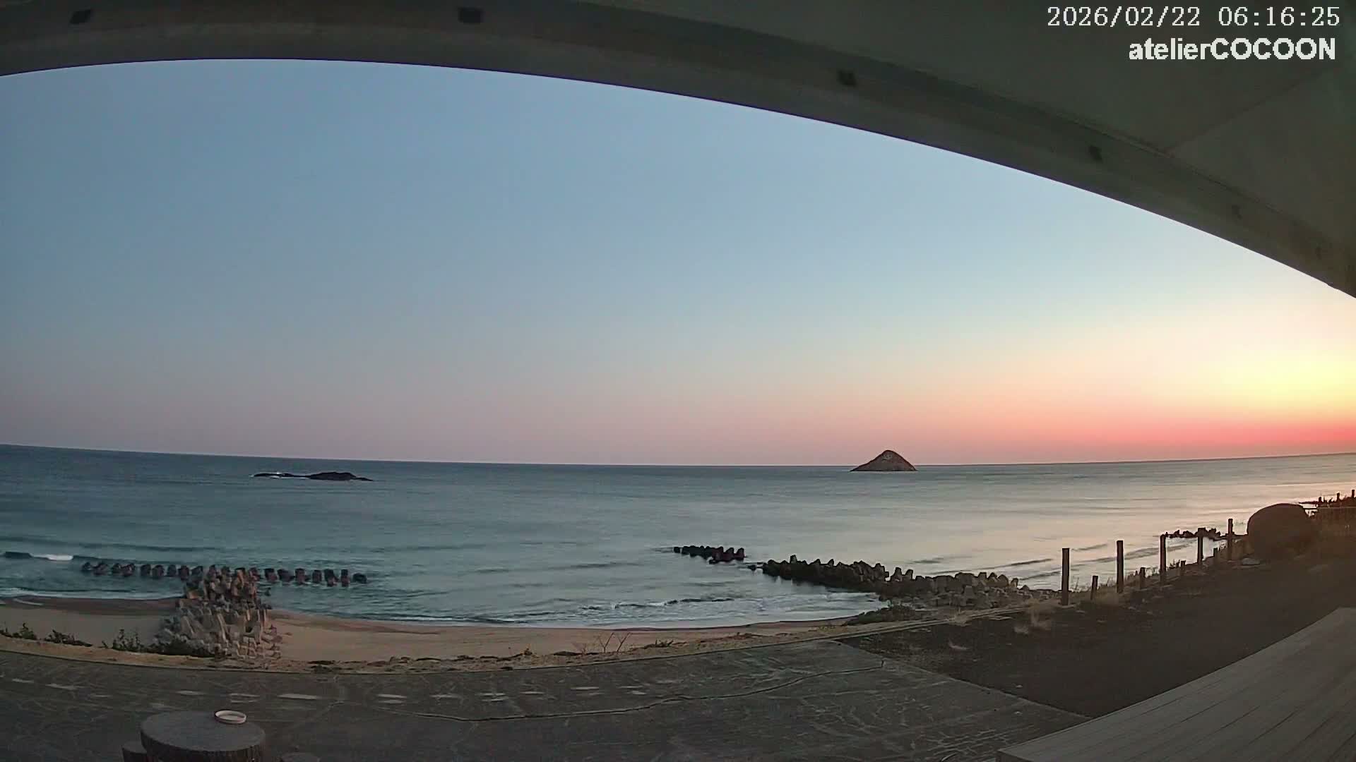 Tottori, Fushino Coast & Sea of Japan View ( 鳥取県伏野海岸と日本海の景色 ) Live Cam - Fushino, Tottori -Shi, Tottori, Chūgoku, Honshu, Japan