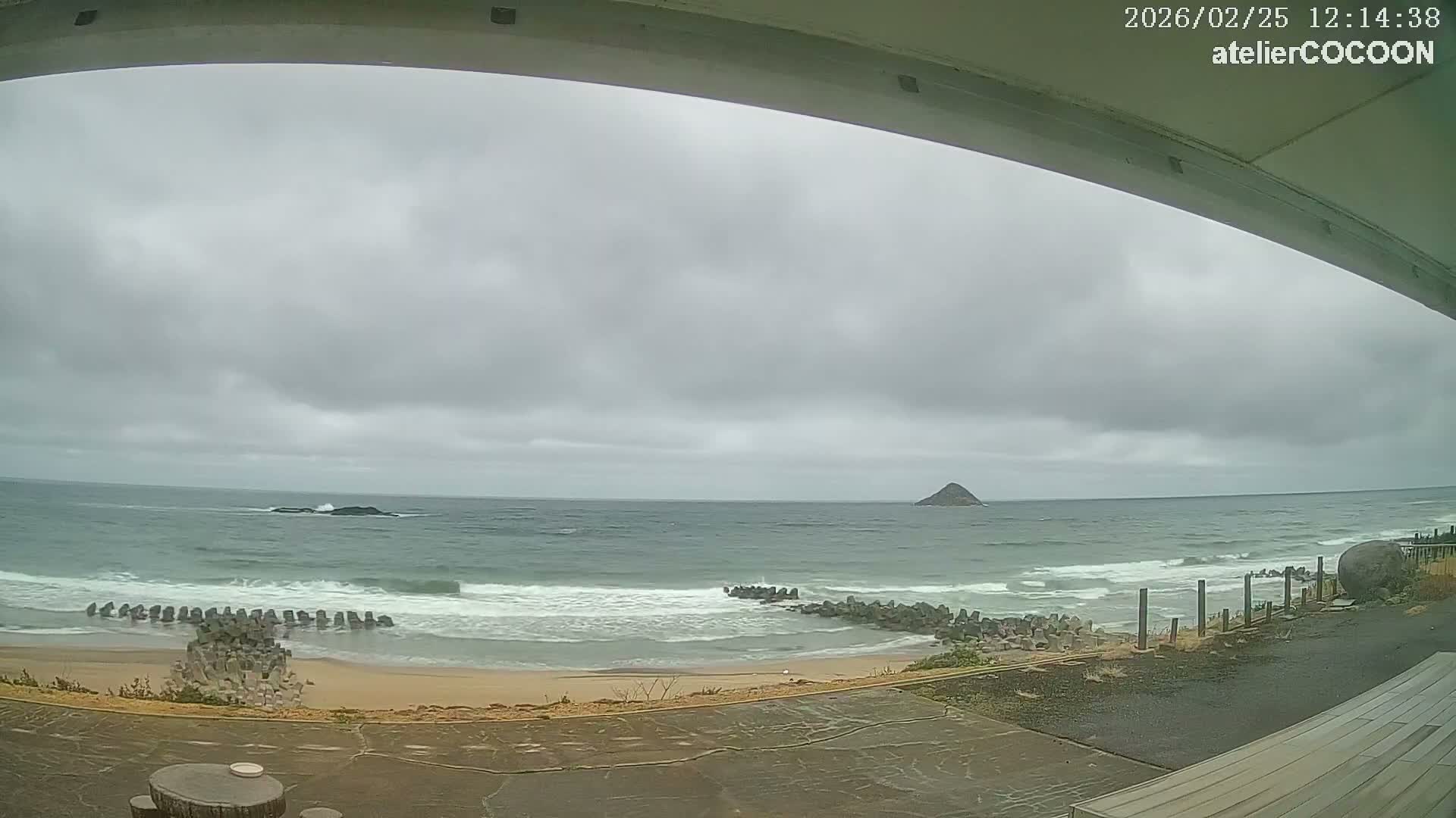 Tottori, Fushino Coast & Sea of Japan View ( 鳥取県伏野海岸と日本海の景色 ) Live Cam - Fushino, Tottori -Shi, Tottori, Chūgoku, Honshu, Japan