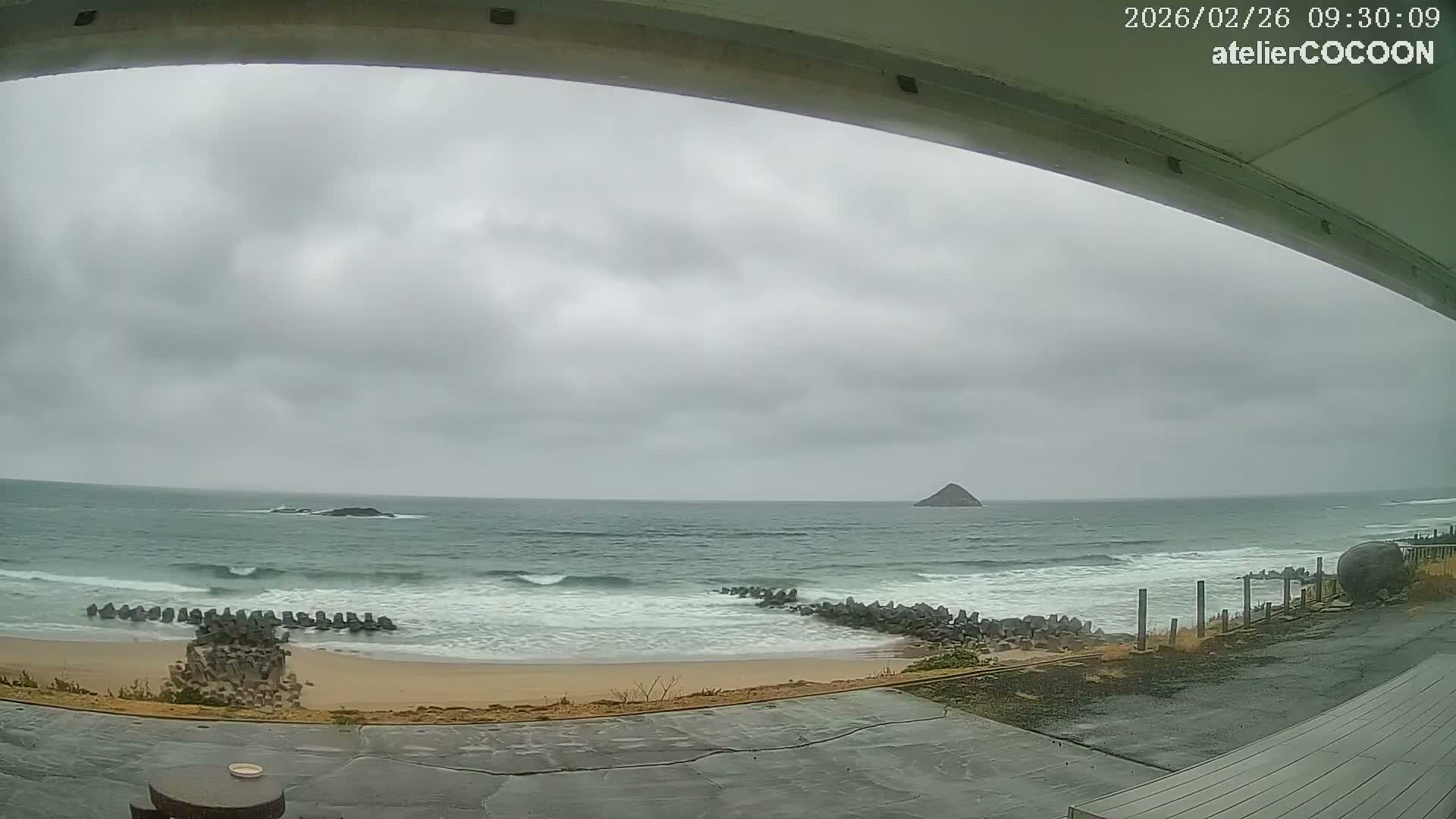 Tottori, Fushino Coast & Sea of Japan View ( 鳥取県伏野海岸と日本海の景色 ) Live Cam - Fushino, Tottori -Shi, Tottori, Chūgoku, Honshu, Japan