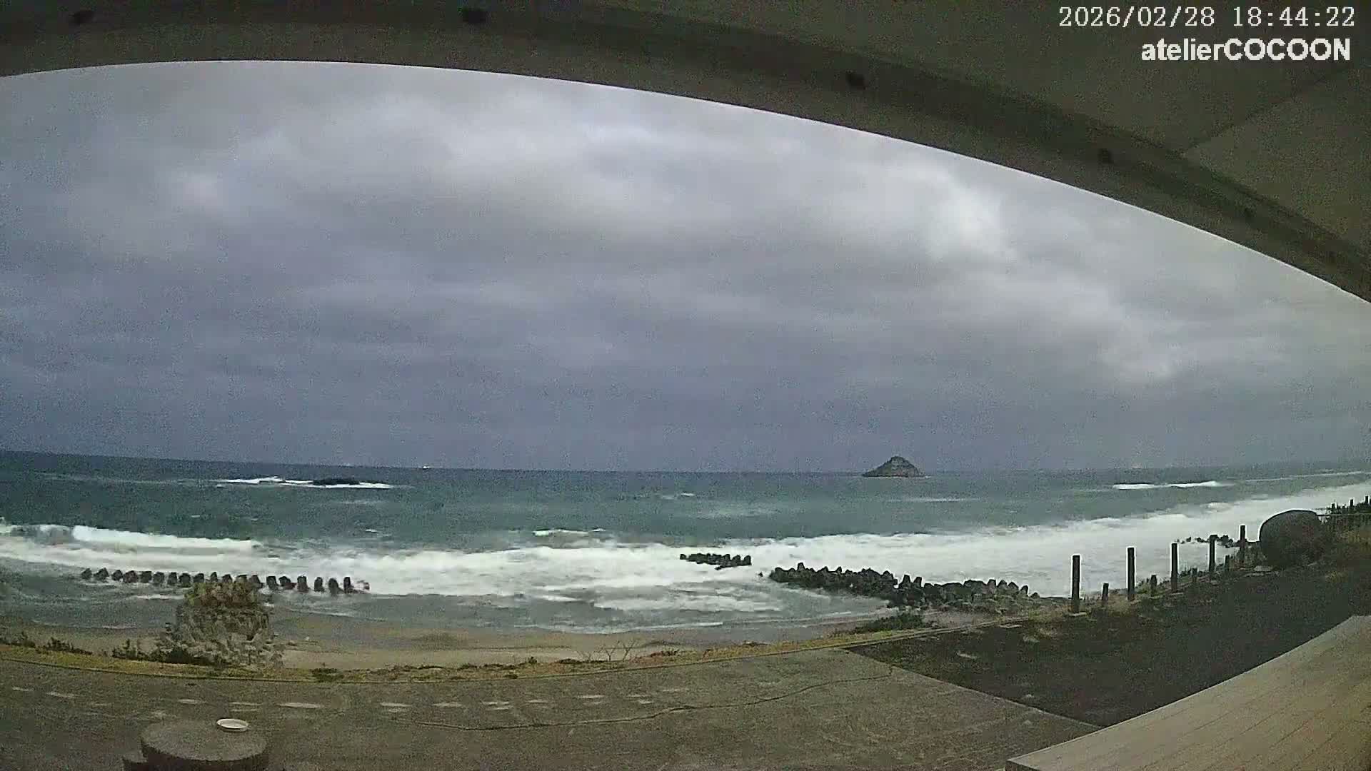 Tottori, Fushino Coast & Sea of Japan View ( 鳥取県伏野海岸と日本海の景色 ) Live Cam - Fushino, Tottori -Shi, Tottori, Chūgoku, Honshu, Japan
