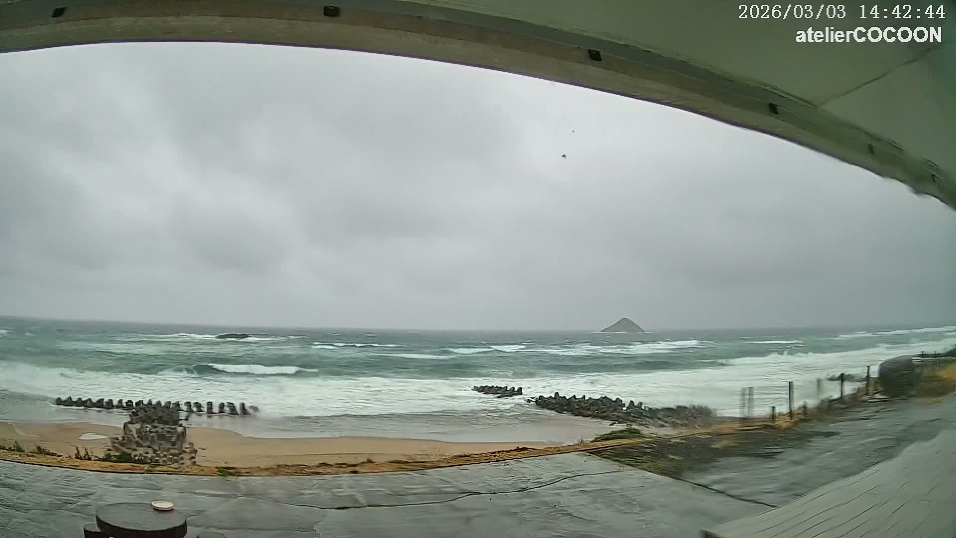 Tottori, Fushino Coast & Sea of Japan View ( 鳥取県伏野海岸と日本海の景色 ) Live Cam - Fushino, Tottori -Shi, Tottori, Chūgoku, Honshu, Japan