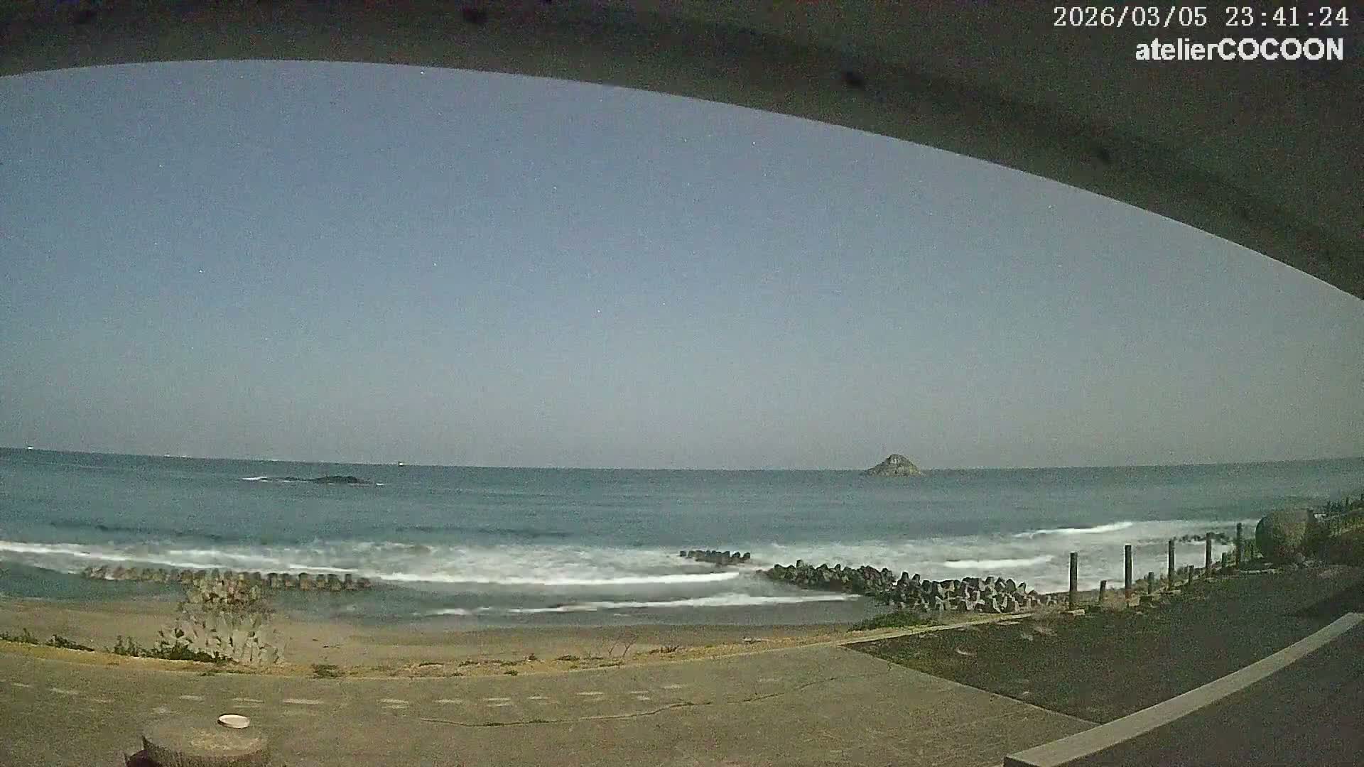 Tottori, Fushino Coast & Sea of Japan View ( 鳥取県伏野海岸と日本海の景色 ) Live Cam - Fushino, Tottori -Shi, Tottori, Chūgoku, Honshu, Japan