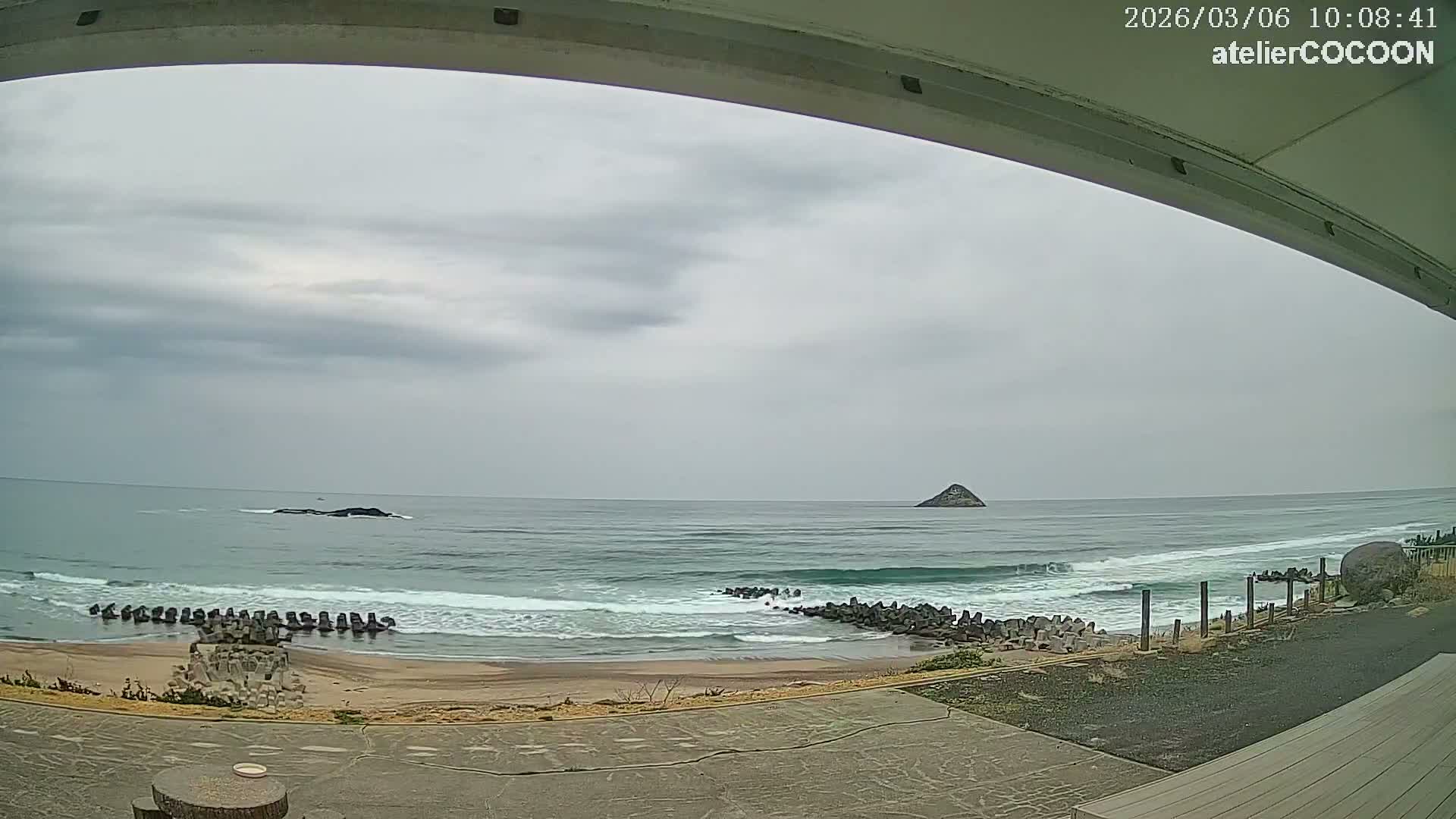 Tottori, Fushino Coast & Sea of Japan View ( 鳥取県伏野海岸と日本海の景色 ) Live Cam - Fushino, Tottori -Shi, Tottori, Chūgoku, Honshu, Japan
