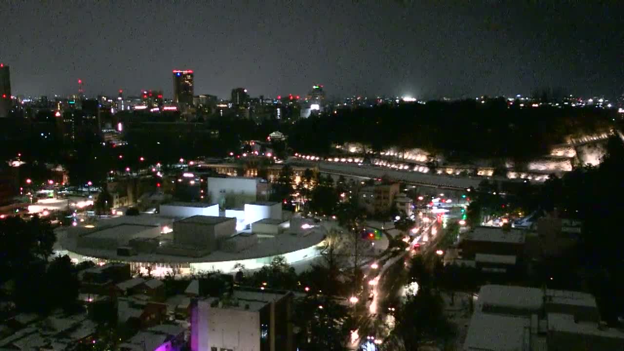 Ishikawa, Kanazawa City Skyline & Honda Dori / Ohora Dori Avenue Intersection ( 石狩・金沢シティスカイライン＆本多通り・大洞通り交差点 ) Live Cam   - 3 Chome, Hondamachi, Kanazawa, Ishikawa, Chūbu, Honshu, Japan