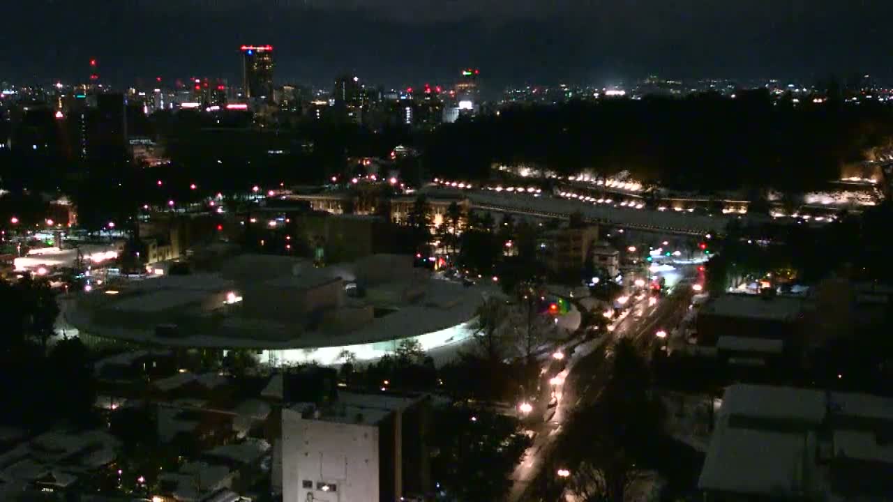 Ishikawa, Kanazawa City Skyline & Honda Dori / Ohora Dori Avenue Intersection ( 石狩・金沢シティスカイライン＆本多通り・大洞通り交差点 ) Live Cam   - 3 Chome, Hondamachi, Kanazawa, Ishikawa, Chūbu, Honshu, Japan