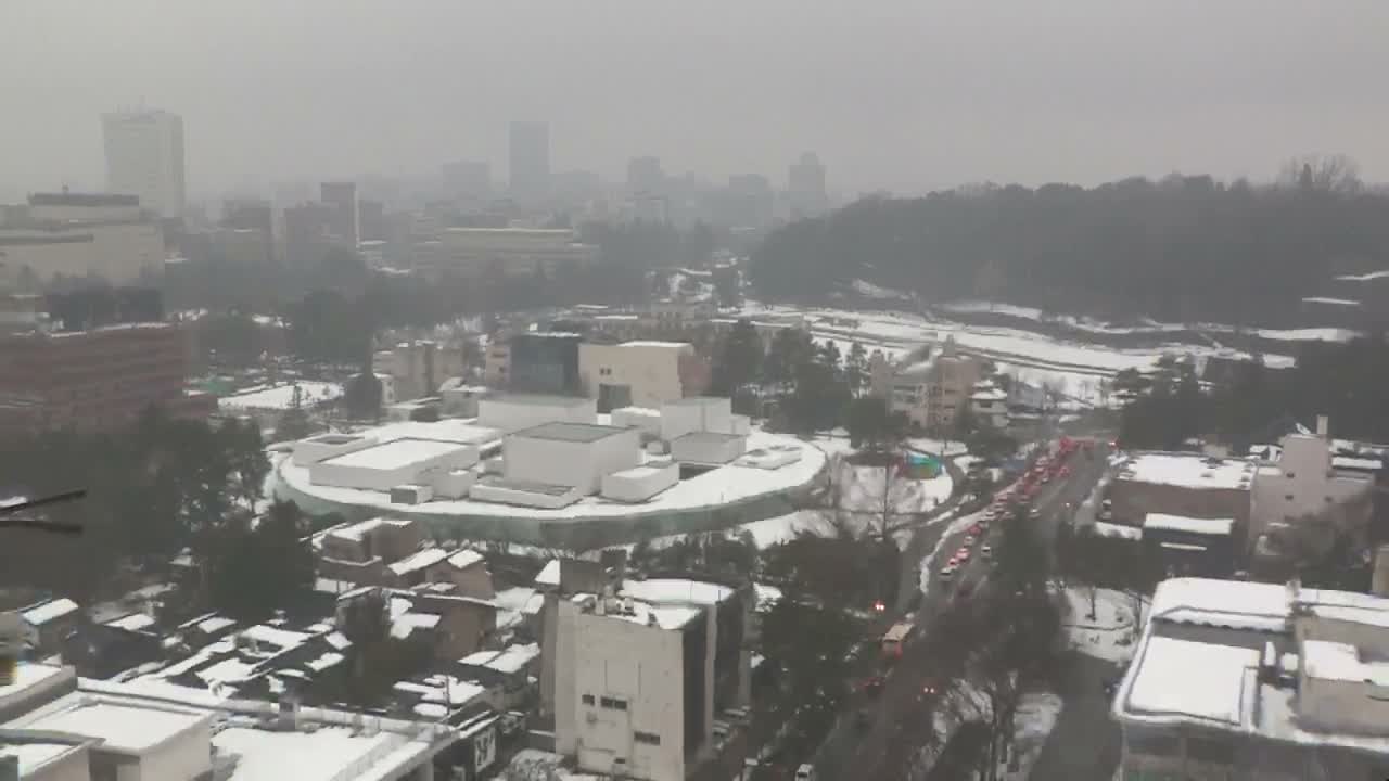 Ishikawa, Kanazawa City Skyline & Honda Dori / Ohora Dori Avenue Intersection ( 石狩・金沢シティスカイライン＆本多通り・大洞通り交差点 ) Live Cam   - 3 Chome, Hondamachi, Kanazawa, Ishikawa, Chūbu, Honshu, Japan