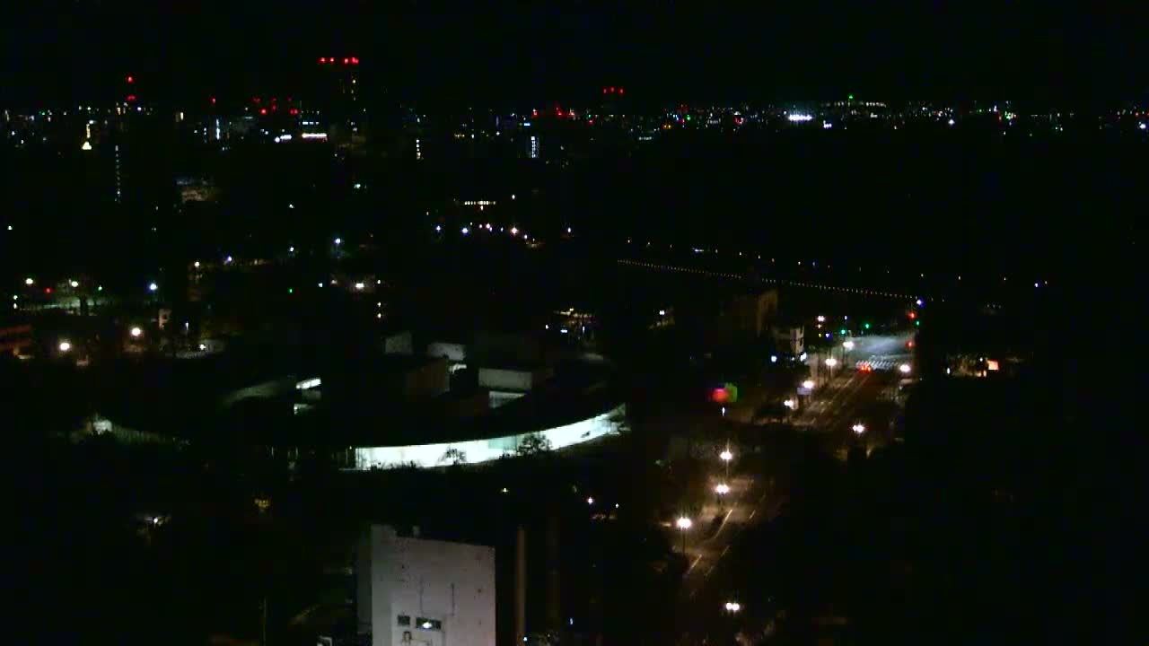 Ishikawa, Kanazawa City Skyline & Honda Dori / Ohora Dori Avenue Intersection ( 石狩・金沢シティスカイライン＆本多通り・大洞通り交差点 ) Live Cam   - 3 Chome, Hondamachi, Kanazawa, Ishikawa, Chūbu, Honshu, Japan