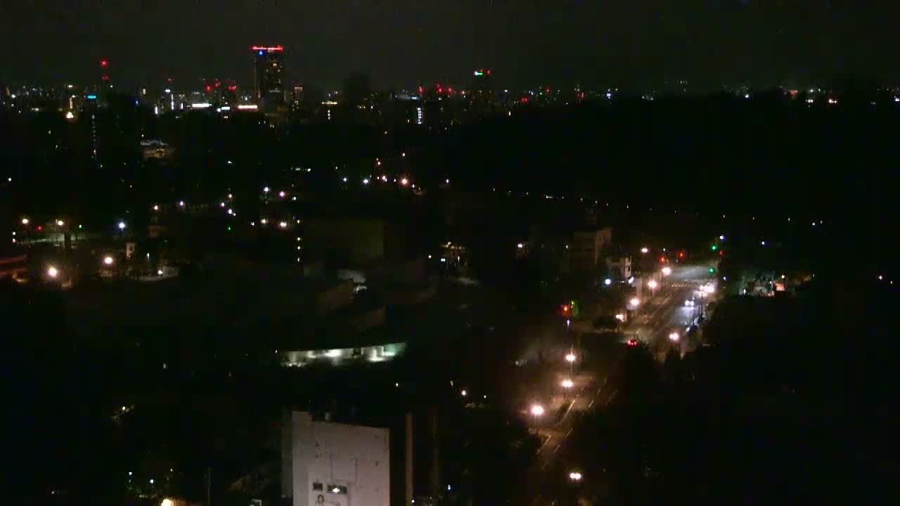 Ishikawa, Kanazawa City Skyline & Honda Dori / Ohora Dori Avenue Intersection ( 石狩・金沢シティスカイライン＆本多通り・大洞通り交差点 ) Live Cam   - 3 Chome, Hondamachi, Kanazawa, Ishikawa, Chūbu, Honshu, Japan