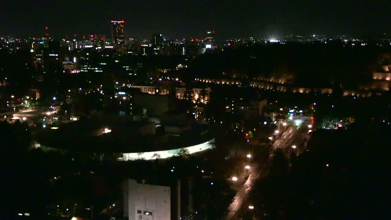 Ishikawa, Kanazawa City Skyline & Honda Dori / Ohora Dori Avenue Intersection ( 石狩・金沢シティスカイライン＆本多通り・大洞通り交差点 ) Live Cam   - 3 Chome, Hondamachi, Kanazawa, Ishikawa, Chūbu, Honshu, Japan
