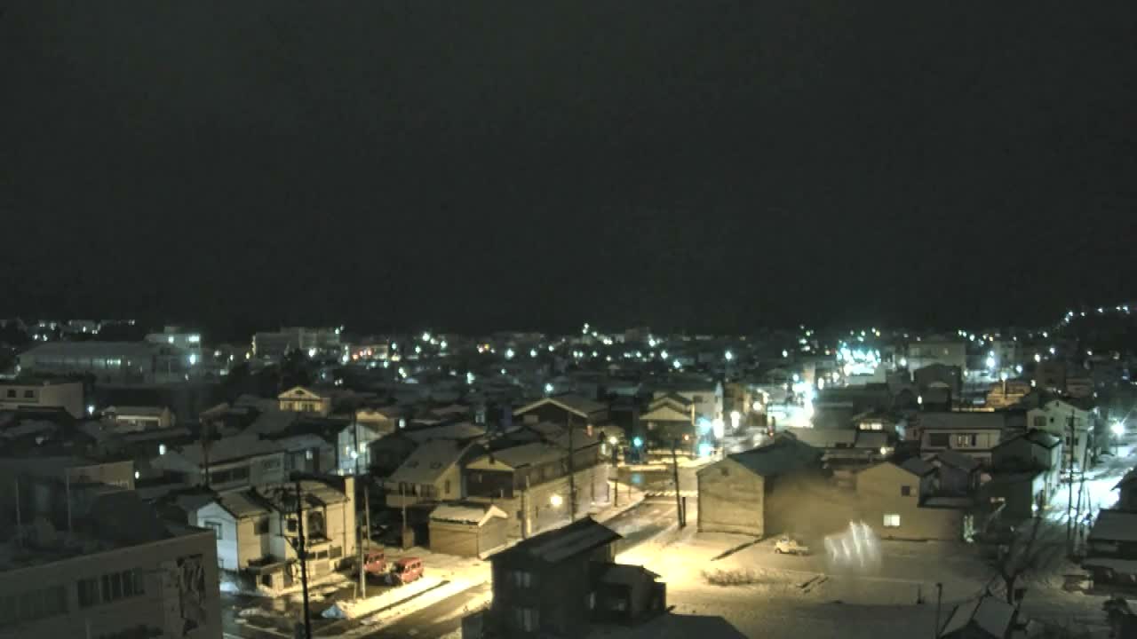 Ishikawa, Wajima City Skyline towards West ( 石川県輪島市のスカイライン ) Live Cam  - Kawaimachi, Wajima Shi, Ishikawa, Chūbu, Honshu, japan