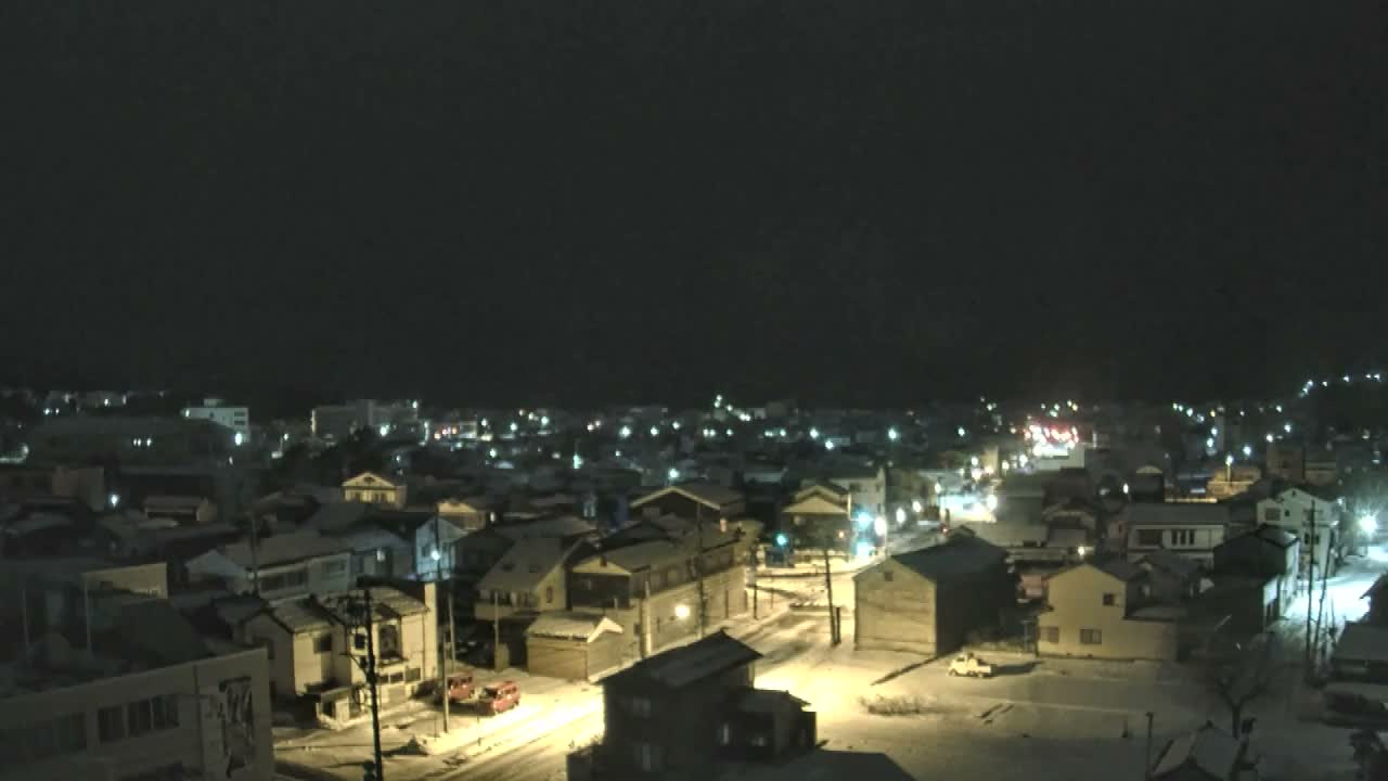 Ishikawa, Wajima City Skyline towards West ( 石川県輪島市のスカイライン ) Live Cam  - Kawaimachi, Wajima Shi, Ishikawa, Chūbu, Honshu, japan