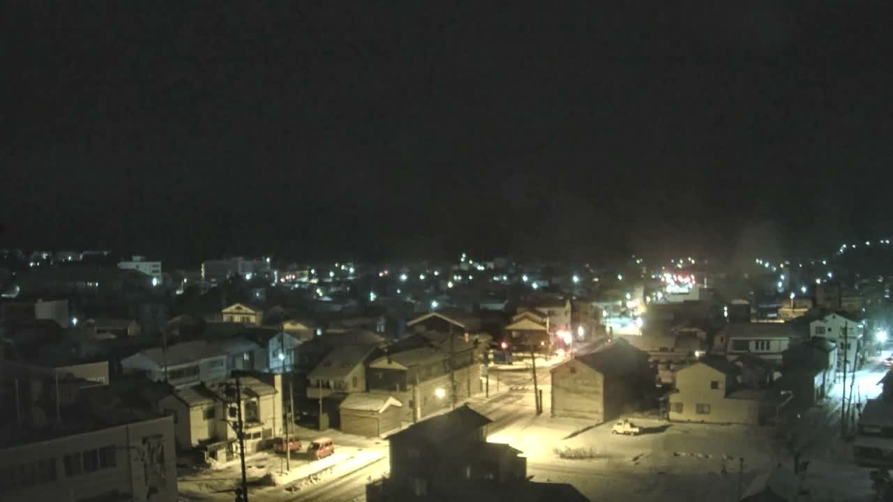 Ishikawa, Wajima City Skyline towards West ( 石川県輪島市のスカイライン ) Live Cam  - Kawaimachi, Wajima Shi, Ishikawa, Chūbu, Honshu, japan
