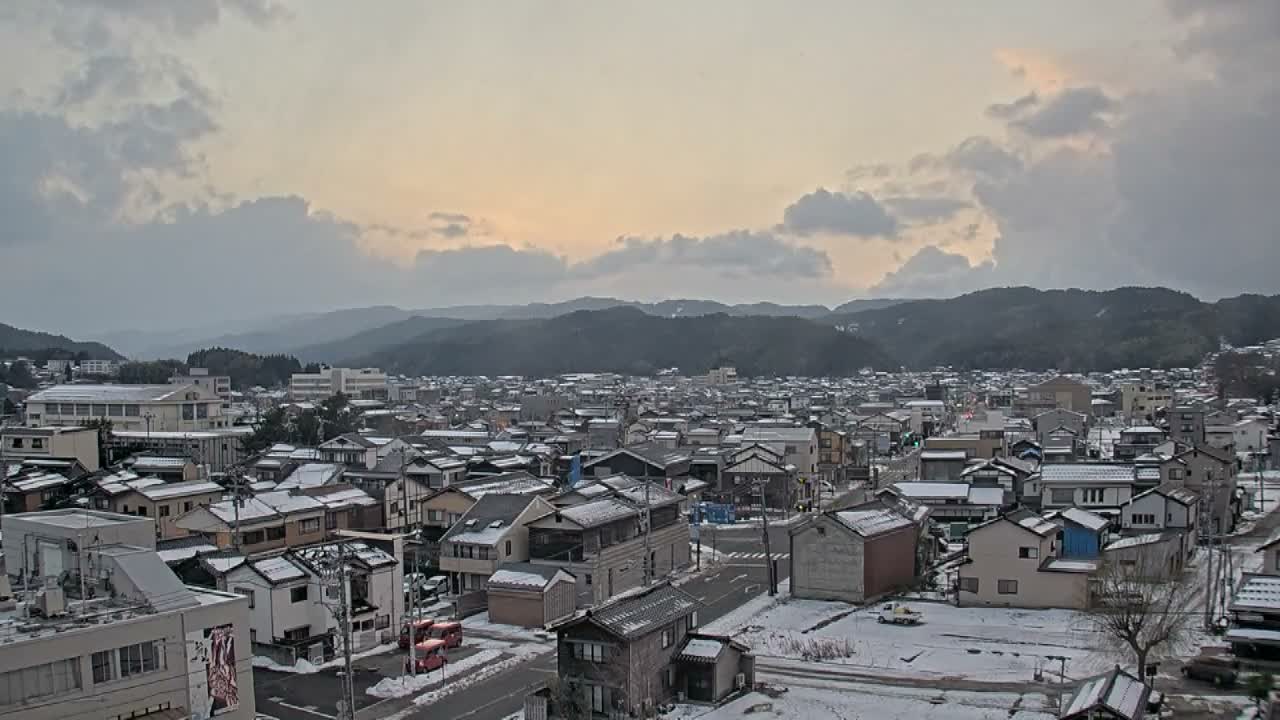 Ishikawa, Wajima City Skyline towards West ( 石川県輪島市のスカイライン ) Live Cam  - Kawaimachi, Wajima Shi, Ishikawa, Chūbu, Honshu, japan