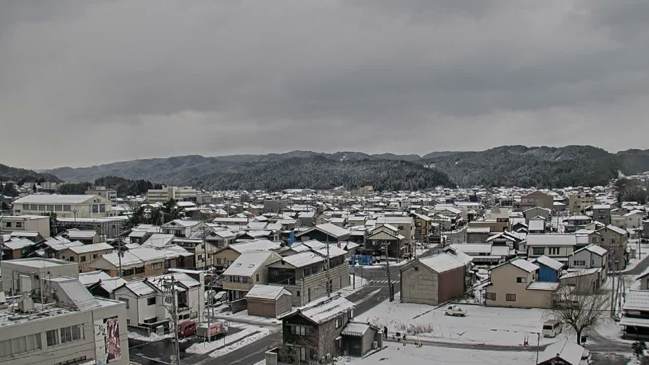 Ishikawa, Wajima City Skyline towards West ( 石川県輪島市のスカイライン ) Live Cam  - Kawaimachi, Wajima Shi, Ishikawa, Chūbu, Honshu, japan