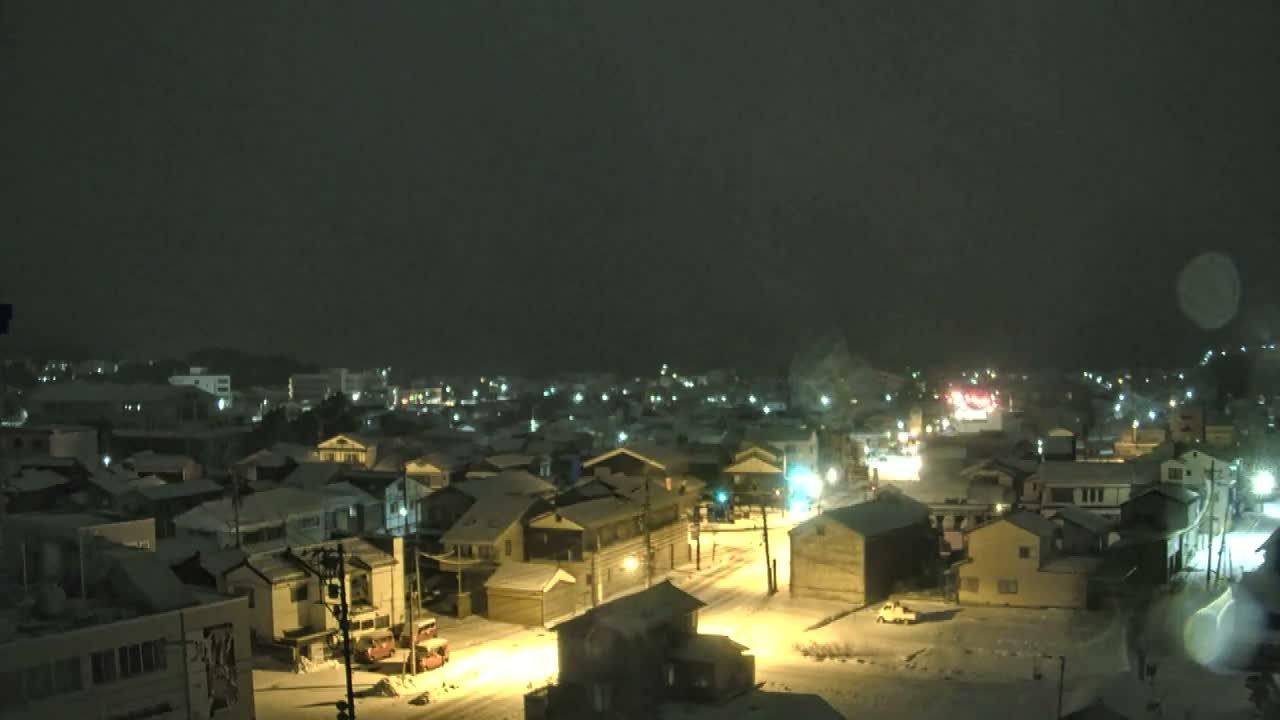 Ishikawa, Wajima City Skyline towards West ( 石川県輪島市のスカイライン ) Live Cam  - Kawaimachi, Wajima Shi, Ishikawa, Chūbu, Honshu, japan