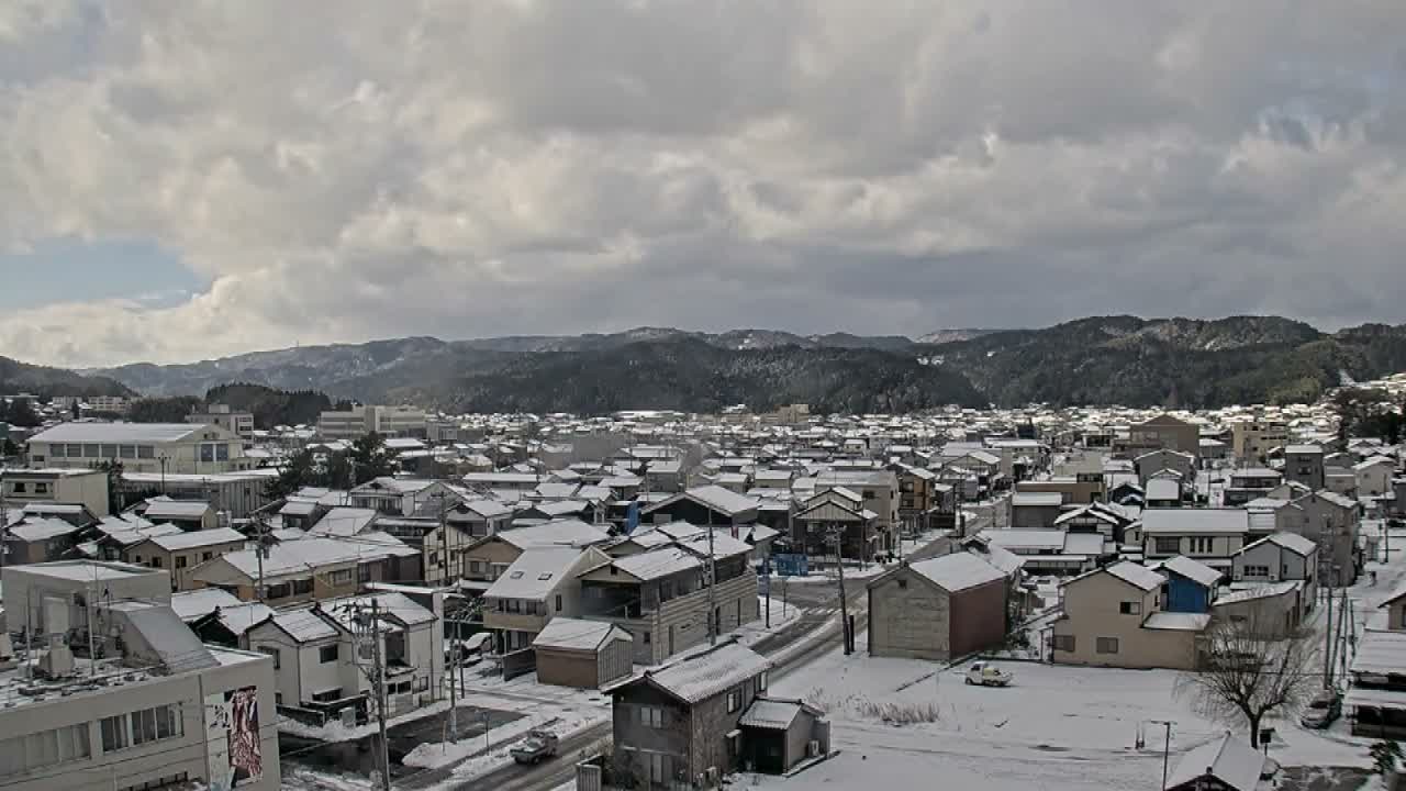 Ishikawa, Wajima City Skyline towards West ( 石川県輪島市のスカイライン ) Live Cam  - Kawaimachi, Wajima Shi, Ishikawa, Chūbu, Honshu, japan