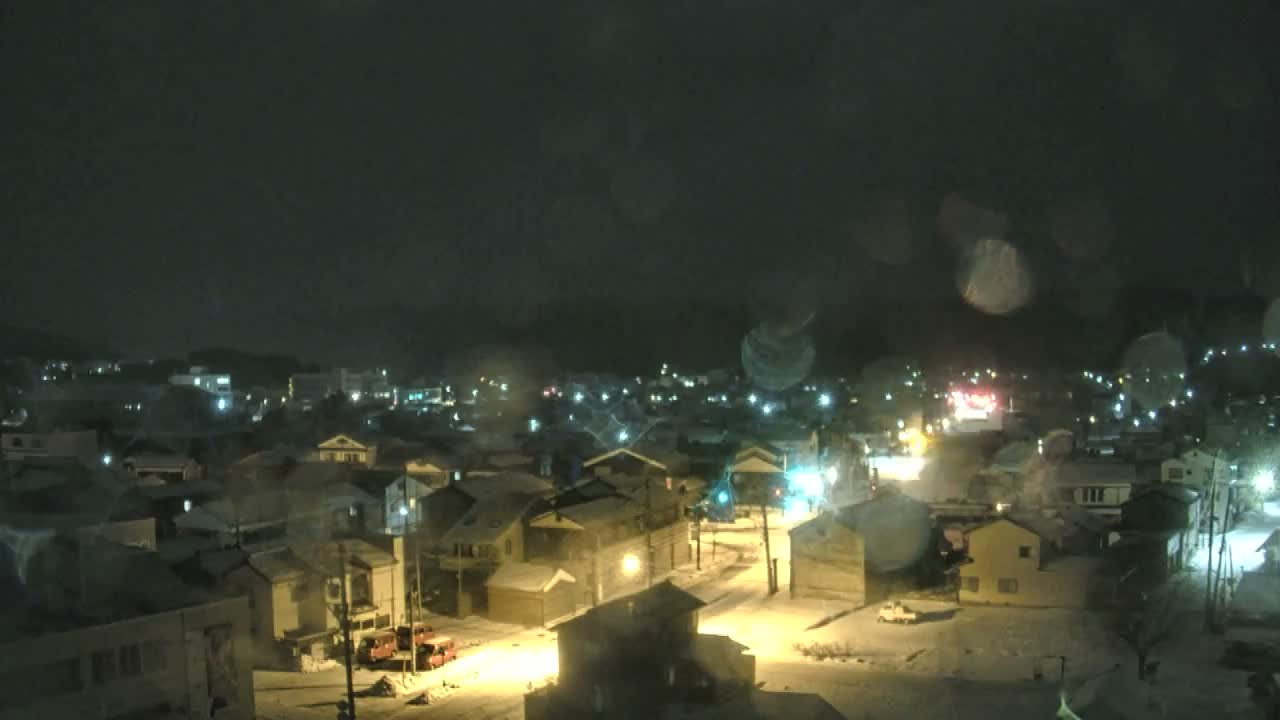 Ishikawa, Wajima City Skyline towards West ( 石川県輪島市のスカイライン ) Live Cam  - Kawaimachi, Wajima Shi, Ishikawa, Chūbu, Honshu, japan