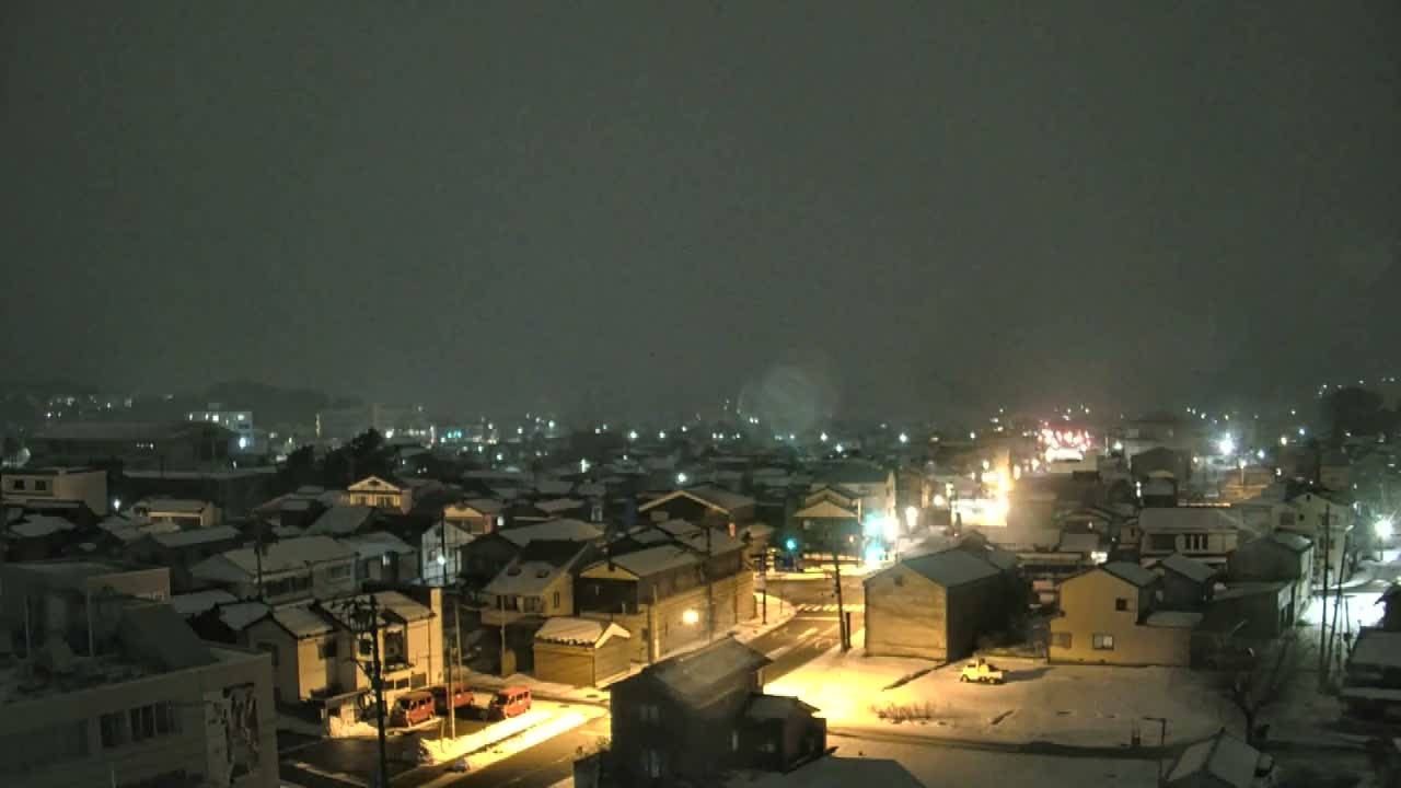 Ishikawa, Wajima City Skyline towards West ( 石川県輪島市のスカイライン ) Live Cam  - Kawaimachi, Wajima Shi, Ishikawa, Chūbu, Honshu, japan
