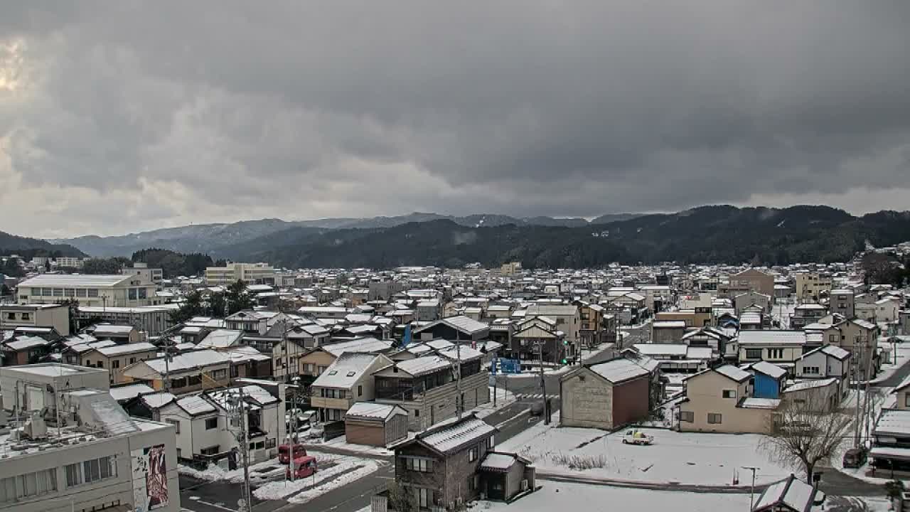 Ishikawa, Wajima City Skyline towards West ( 石川県輪島市のスカイライン ) Live Cam  - Kawaimachi, Wajima Shi, Ishikawa, Chūbu, Honshu, japan