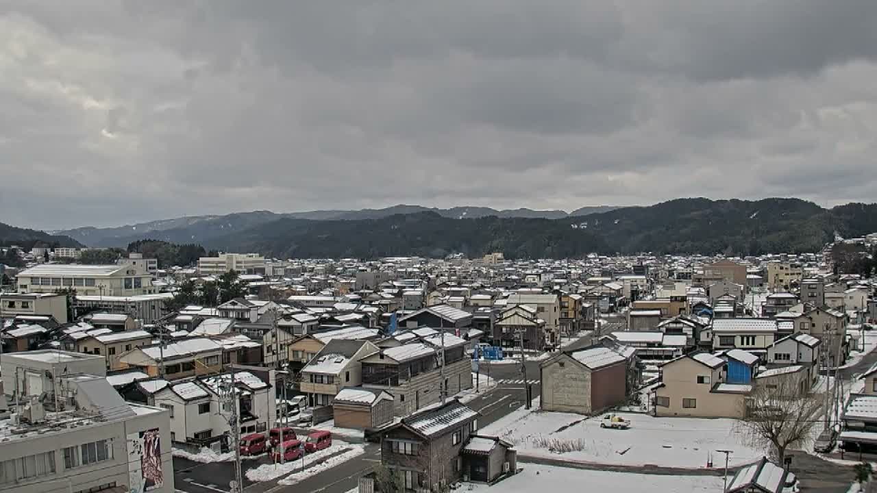Ishikawa, Wajima City Skyline towards West ( 石川県輪島市のスカイライン ) Live Cam  - Kawaimachi, Wajima Shi, Ishikawa, Chūbu, Honshu, japan