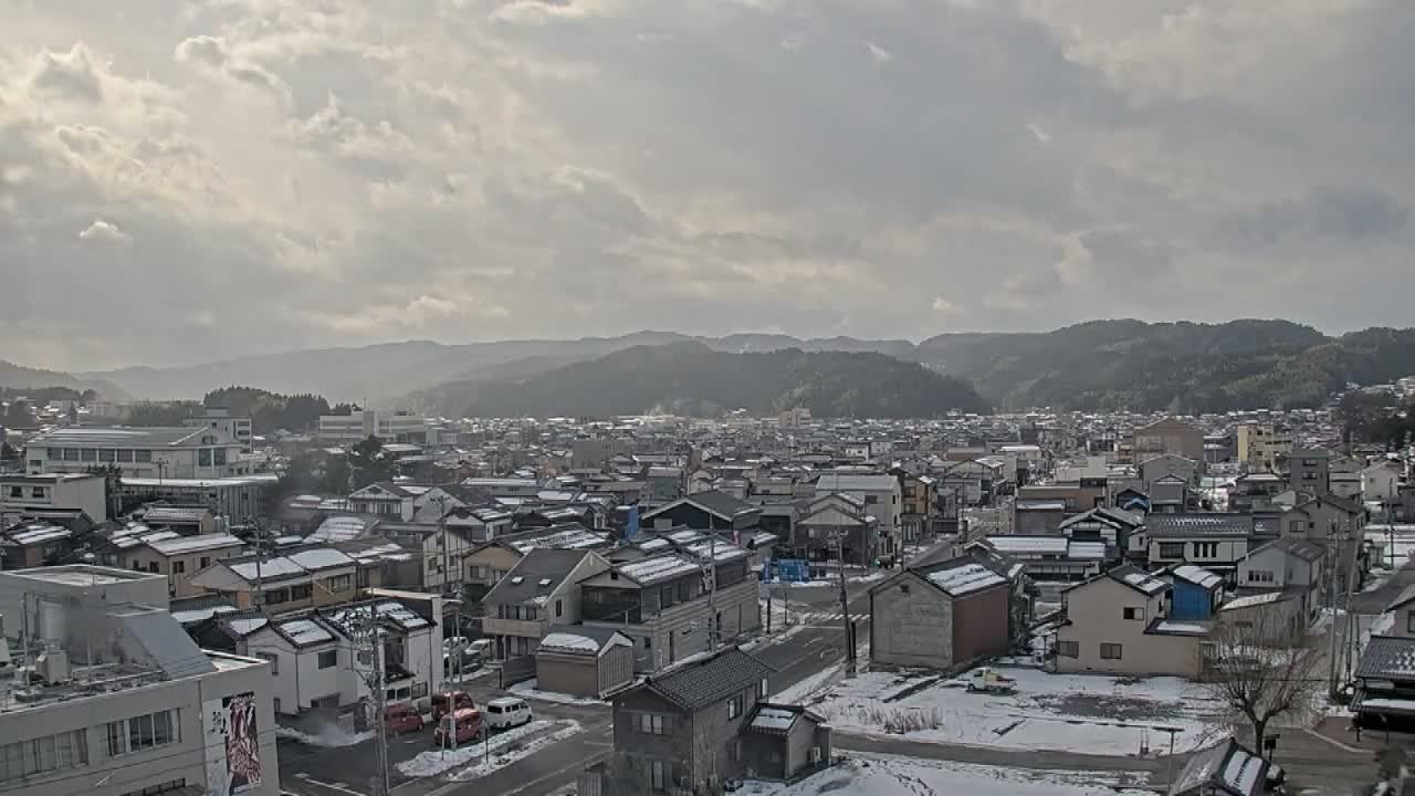 Ishikawa, Wajima City Skyline towards West ( 石川県輪島市のスカイライン ) Live Cam  - Kawaimachi, Wajima Shi, Ishikawa, Chūbu, Honshu, japan