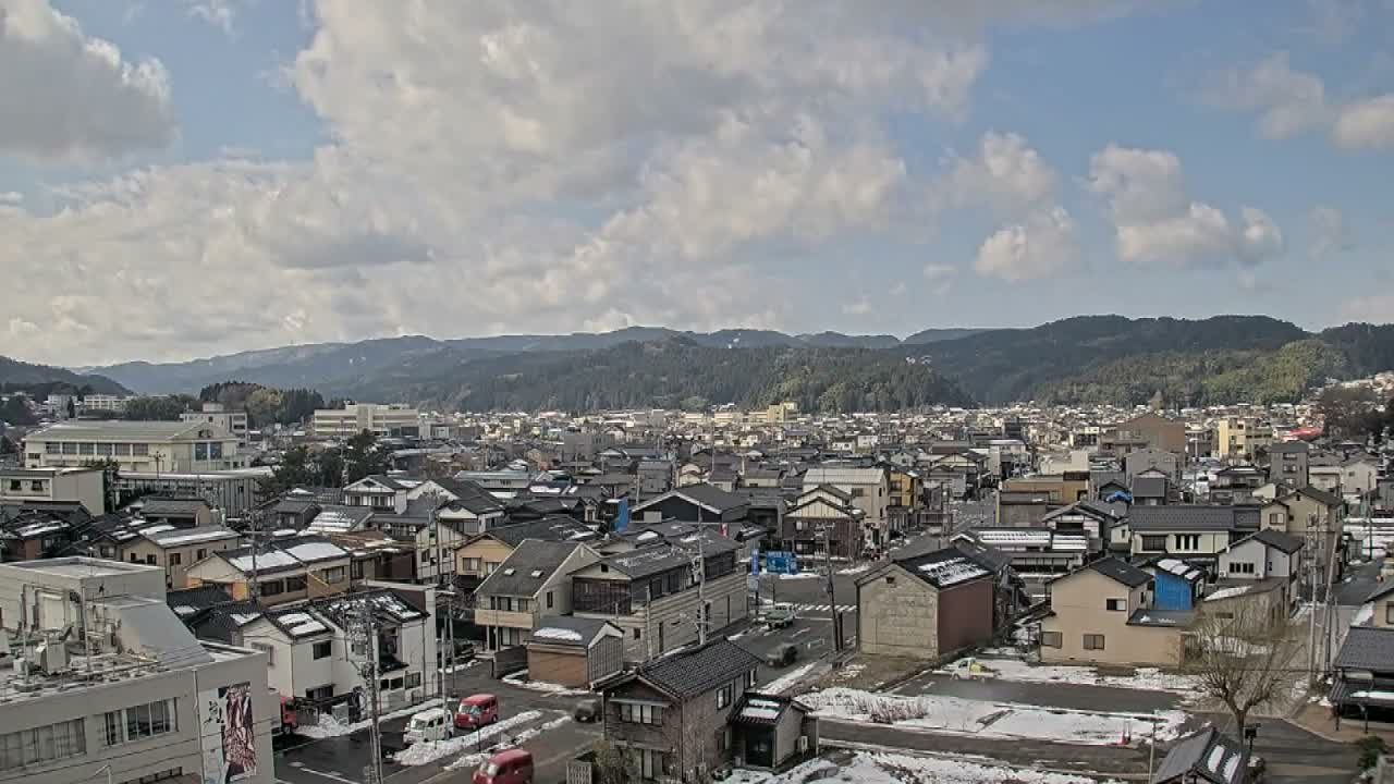 Ishikawa, Wajima City Skyline towards West ( 石川県輪島市のスカイライン ) Live Cam  - Kawaimachi, Wajima Shi, Ishikawa, Chūbu, Honshu, japan
