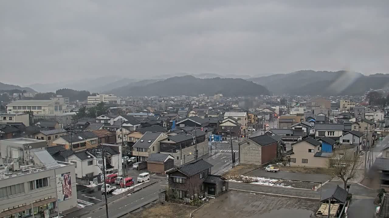 Ishikawa, Wajima City Skyline towards West ( 石川県輪島市のスカイライン ) Live Cam  - Kawaimachi, Wajima Shi, Ishikawa, Chūbu, Honshu, japan