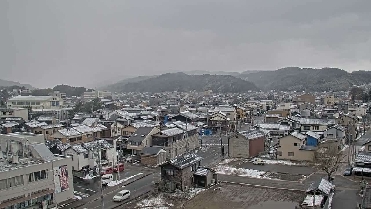 Ishikawa, Wajima City Skyline towards West ( 石川県輪島市のスカイライン ) Live Cam  - Kawaimachi, Wajima Shi, Ishikawa, Chūbu, Honshu, japan