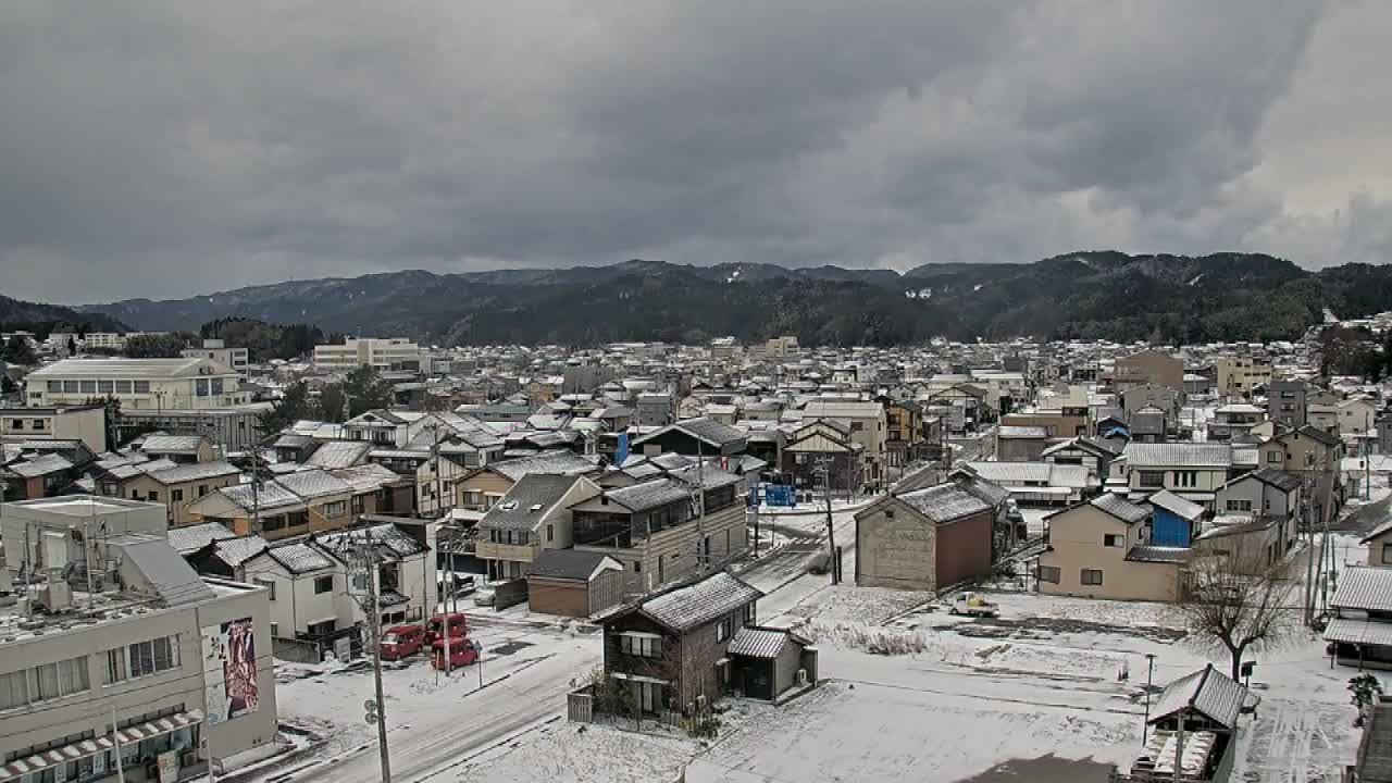 Ishikawa, Wajima City Skyline towards West ( 石川県輪島市のスカイライン ) Live Cam  - Kawaimachi, Wajima Shi, Ishikawa, Chūbu, Honshu, japan