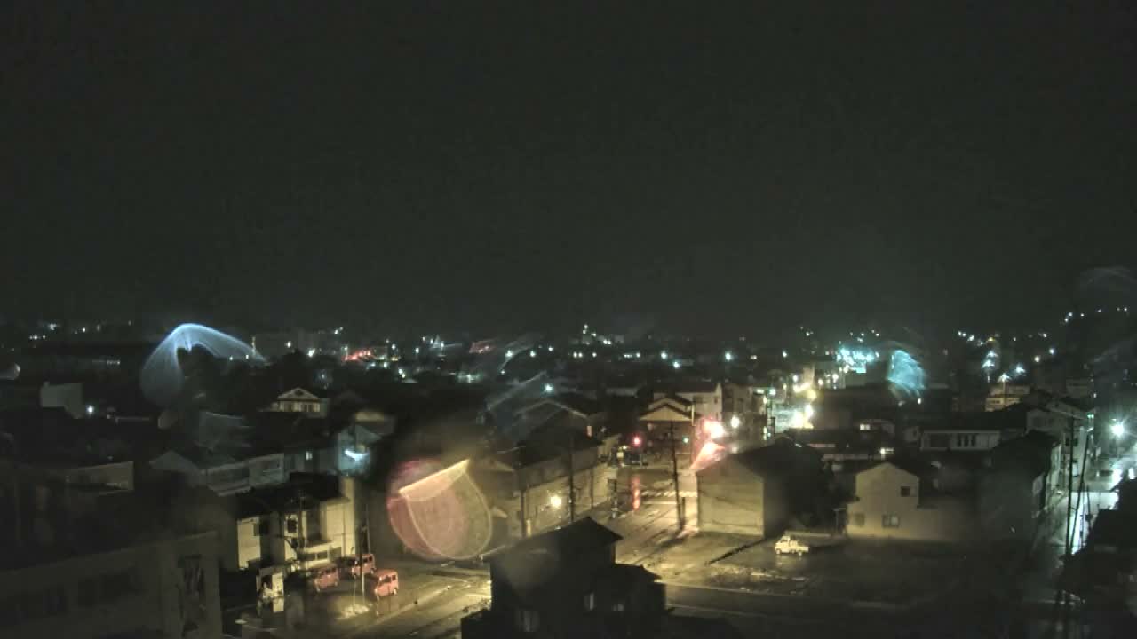 Ishikawa, Wajima City Skyline towards West ( 石川県輪島市のスカイライン ) Live Cam  - Kawaimachi, Wajima Shi, Ishikawa, Chūbu, Honshu, japan